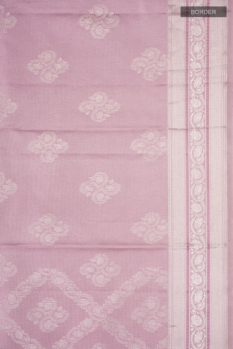 Thamarai-Pastel Pink Kanchipuram Silk Saree - Image 6