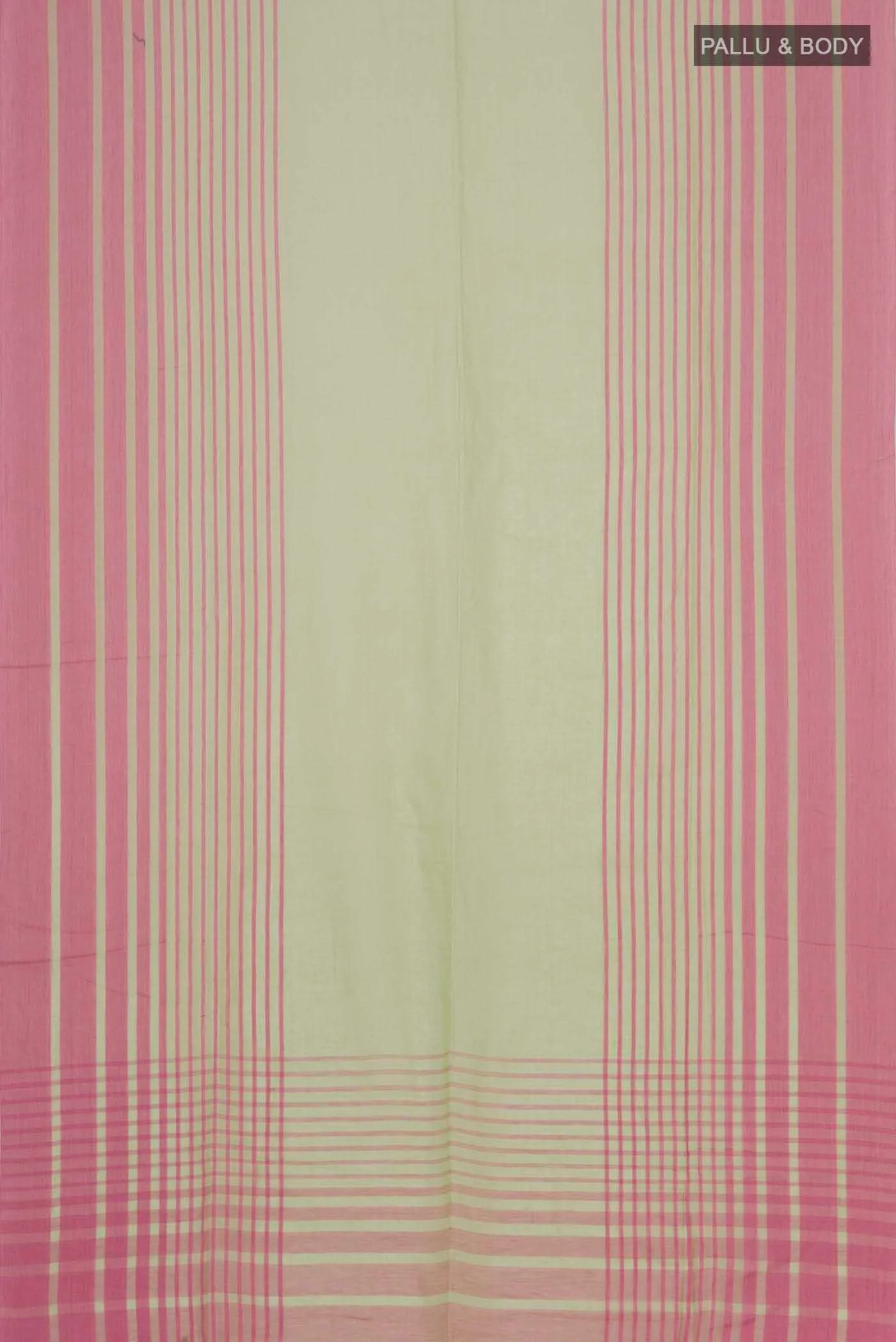 Titli-Light Green Cotton Saree - Image 7