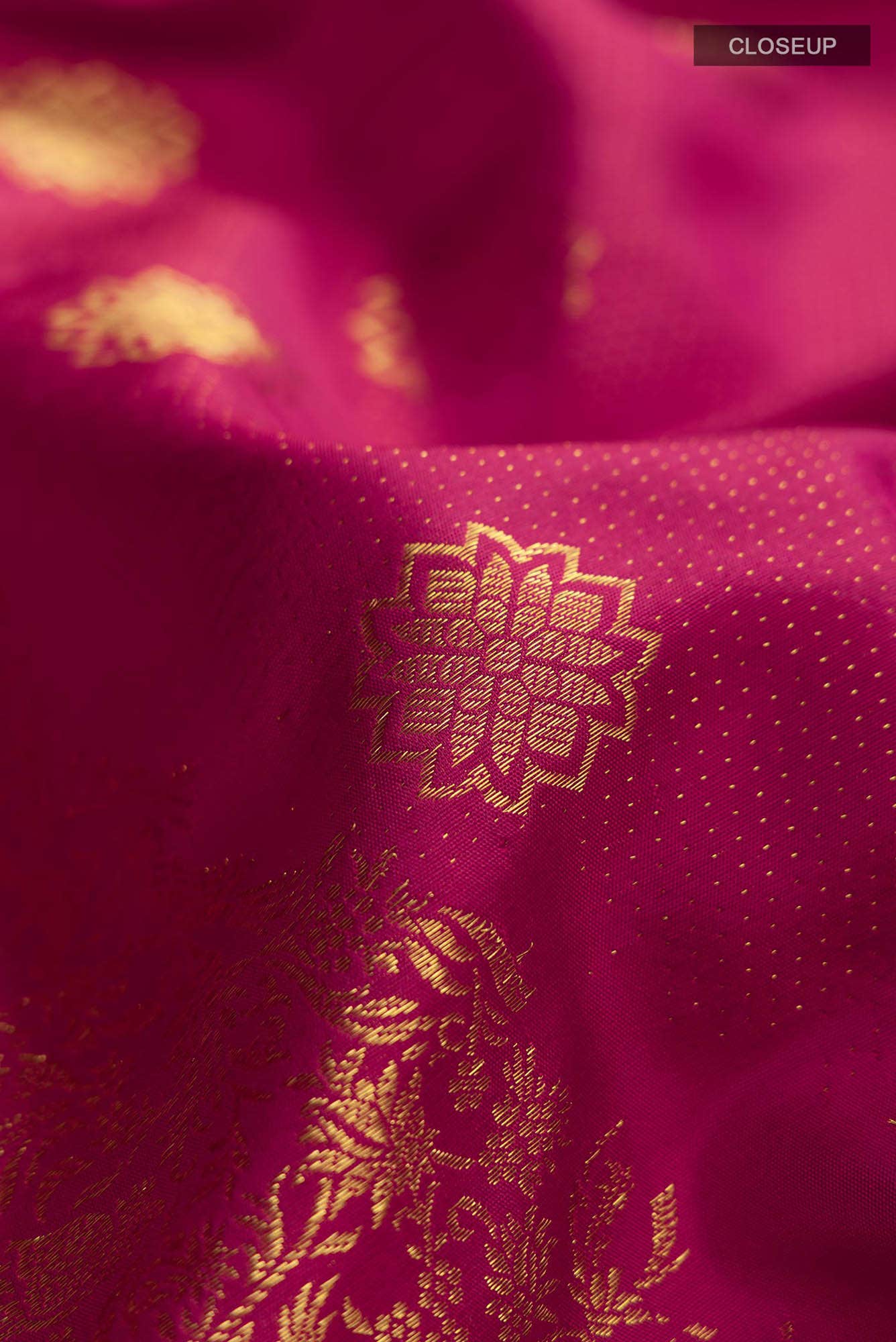 Vanashree-Ruby Red Kanchipuram Silk Saree - Image 8