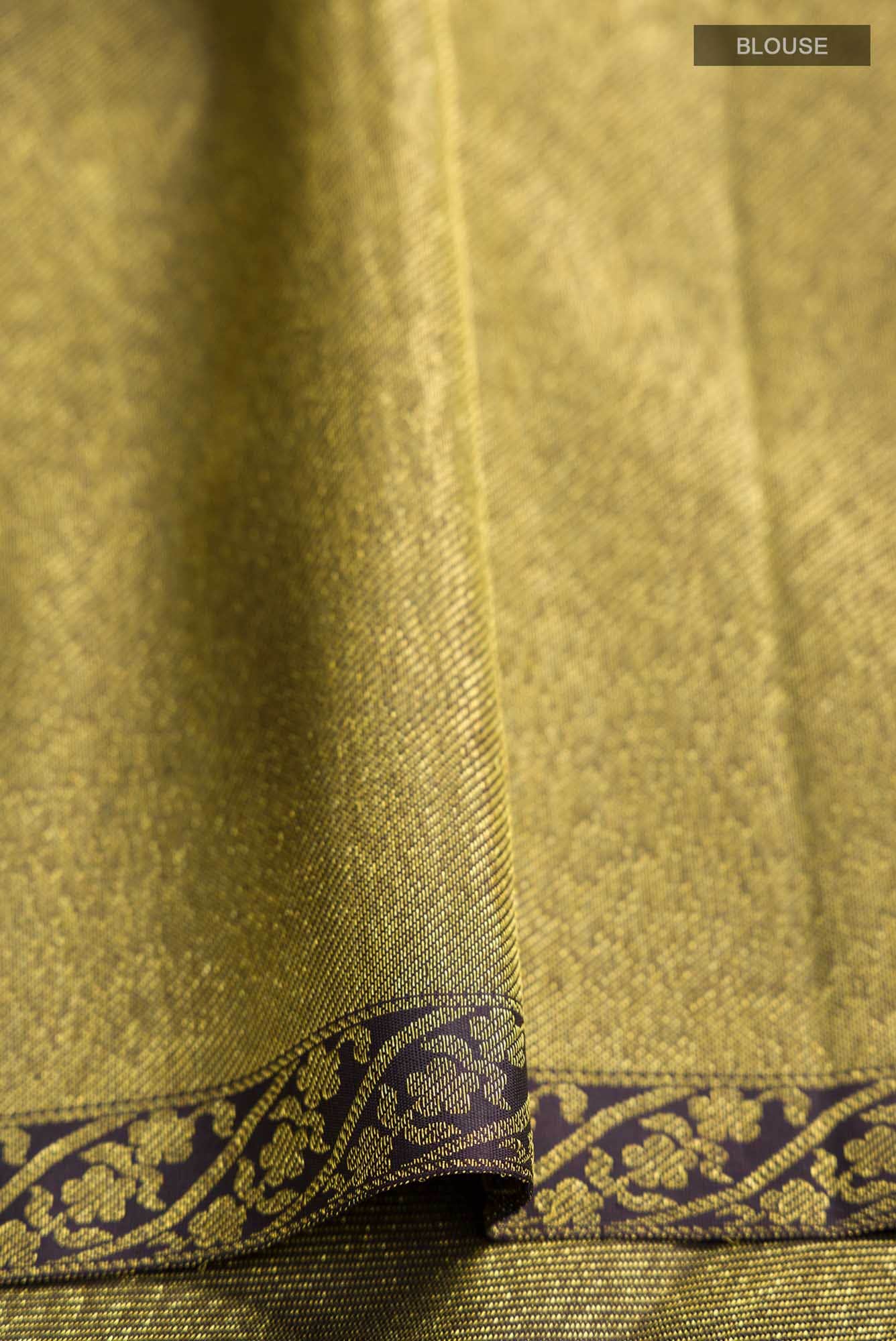 Vanasingaaram-Black Kanchipuram Silk Saree - Image 6