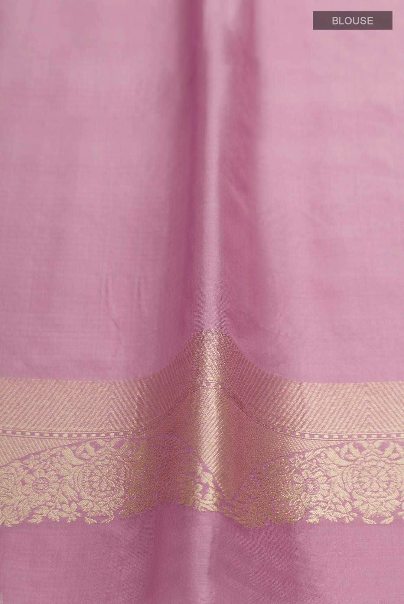 Vibhushita-Pink Banarasi Silk Saree - Image 6