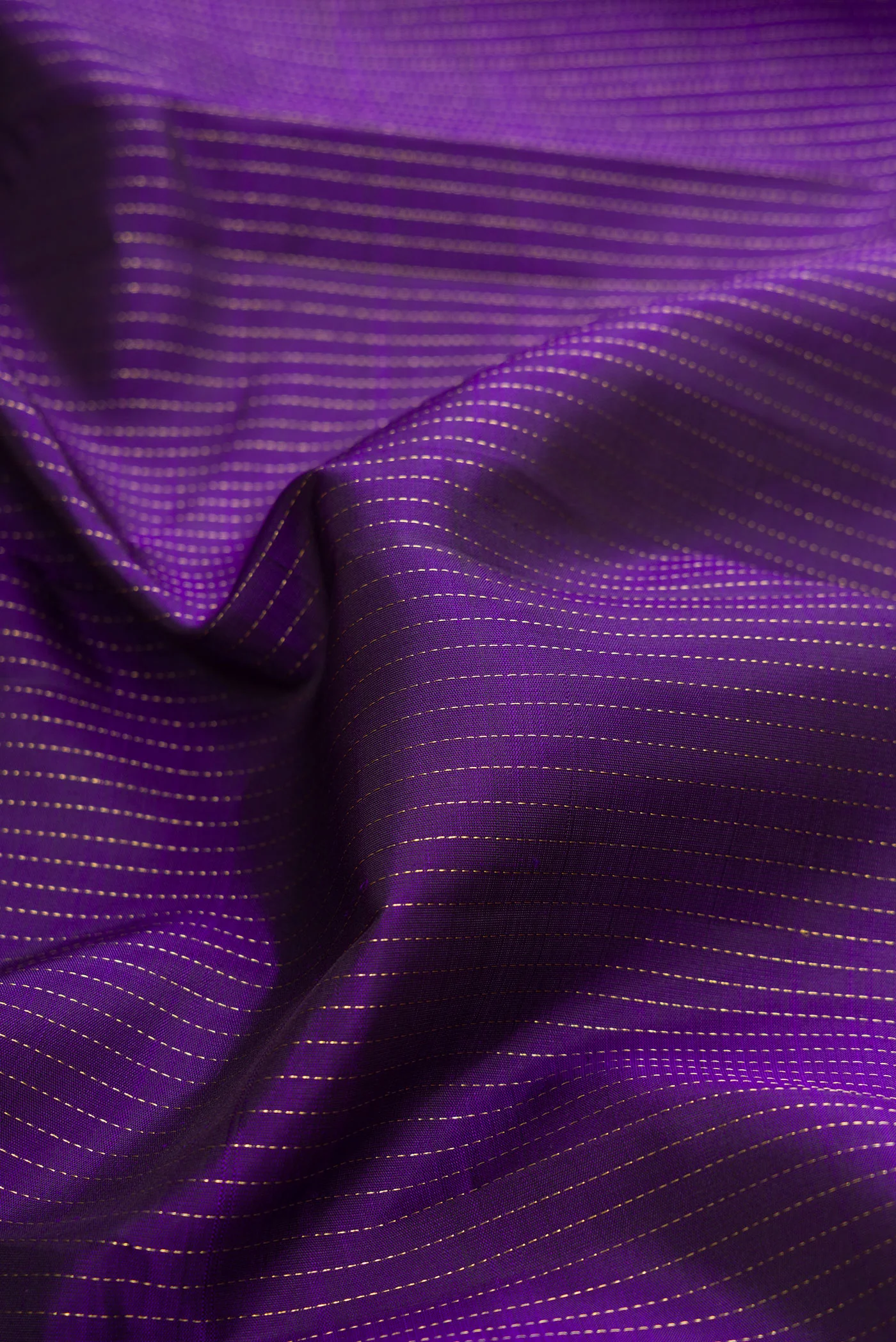 Violet Kanchipuram Silk Saree - Image 2