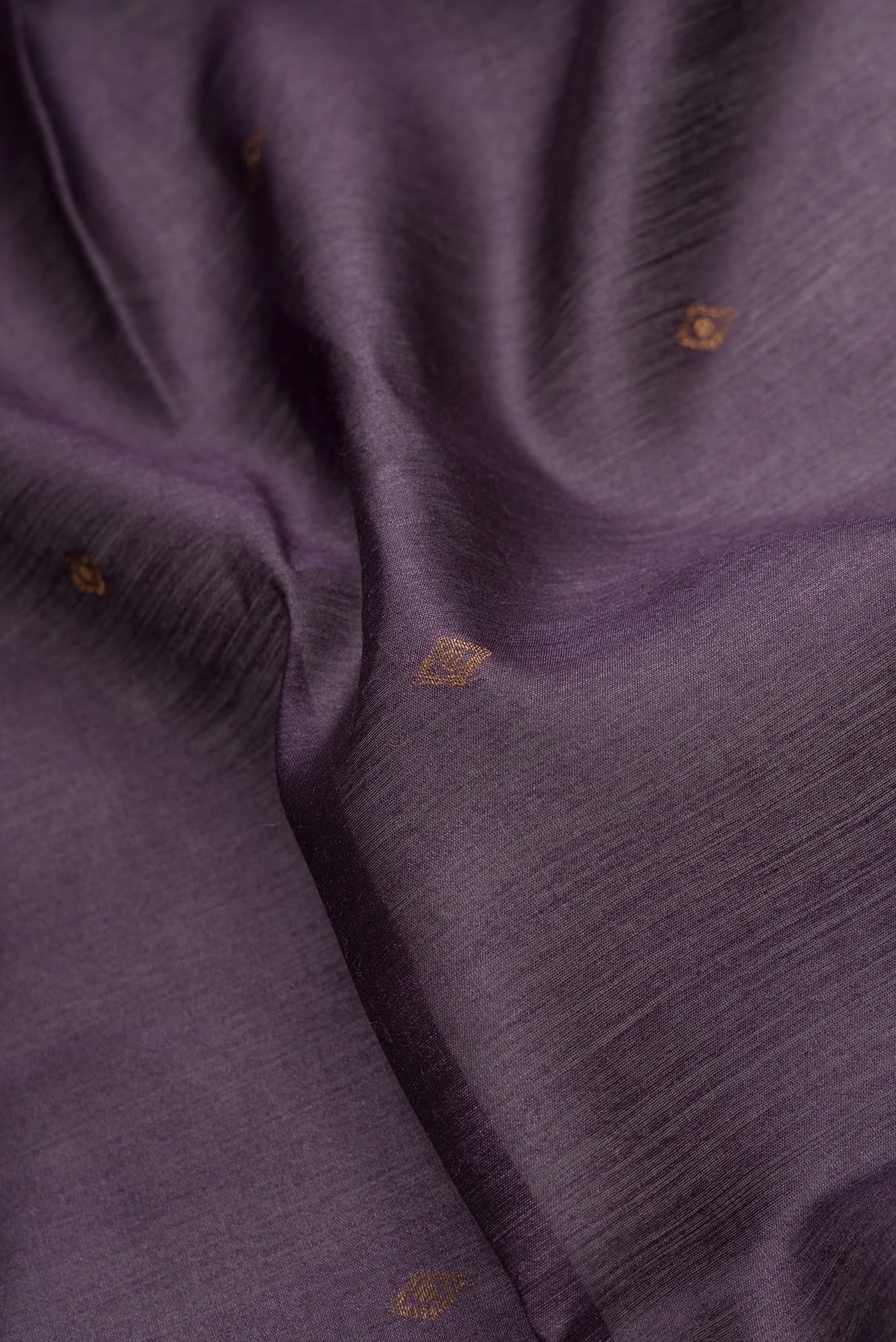 Violet Tussar Silk Saree - Image 2