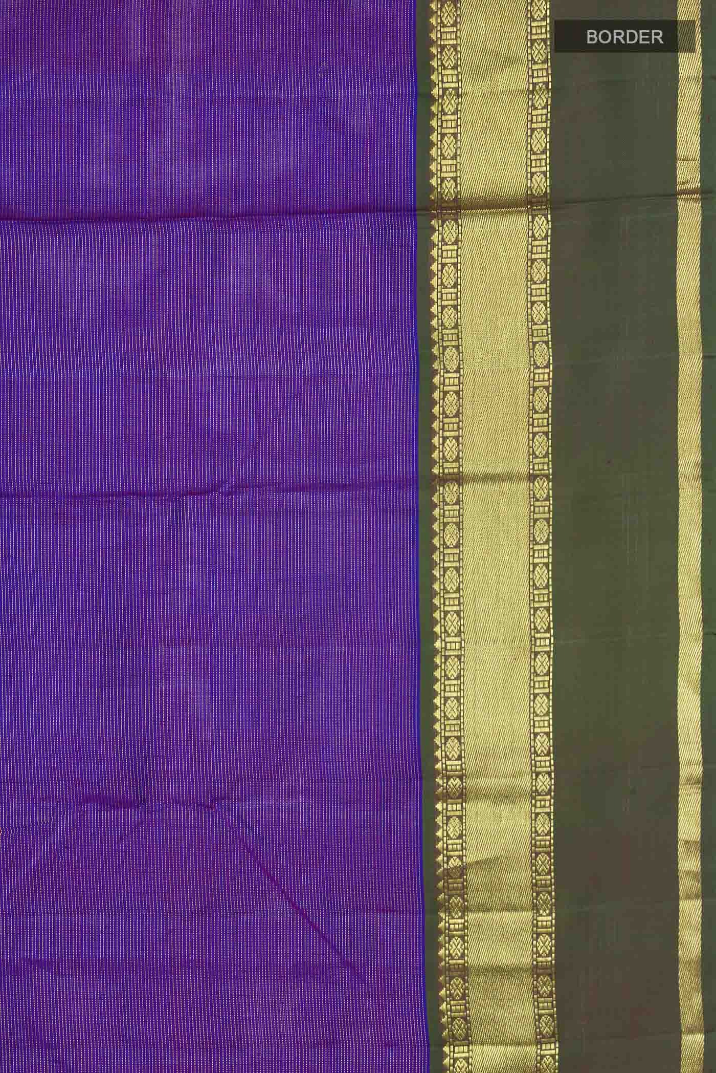 Violet Kanchipuram Silk Saree - Image 3