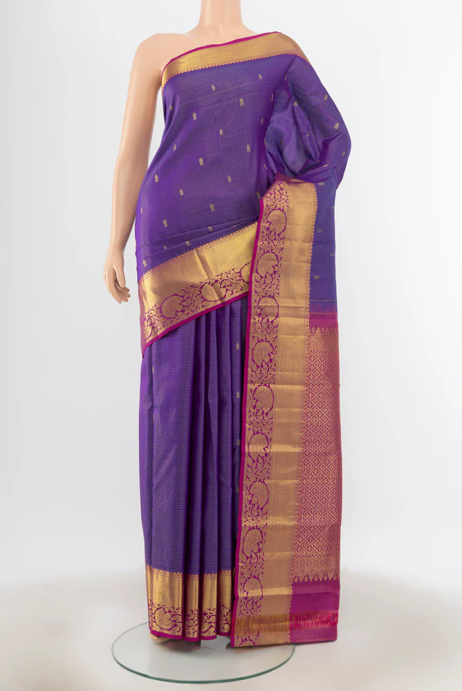 Royal Blue Kanchipuram Silk Saree