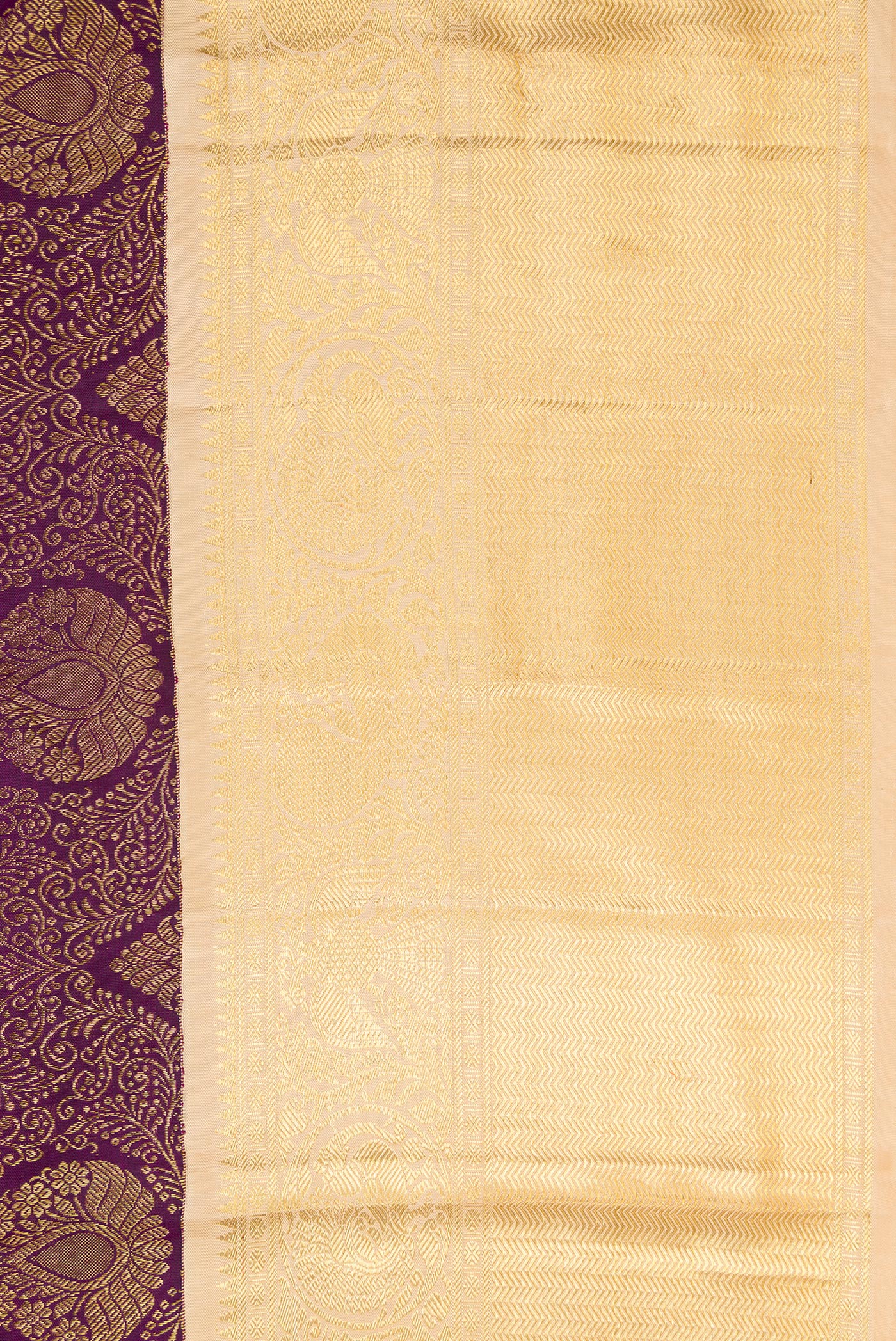 Violet Kanjivaram Silk Saree - Image 3