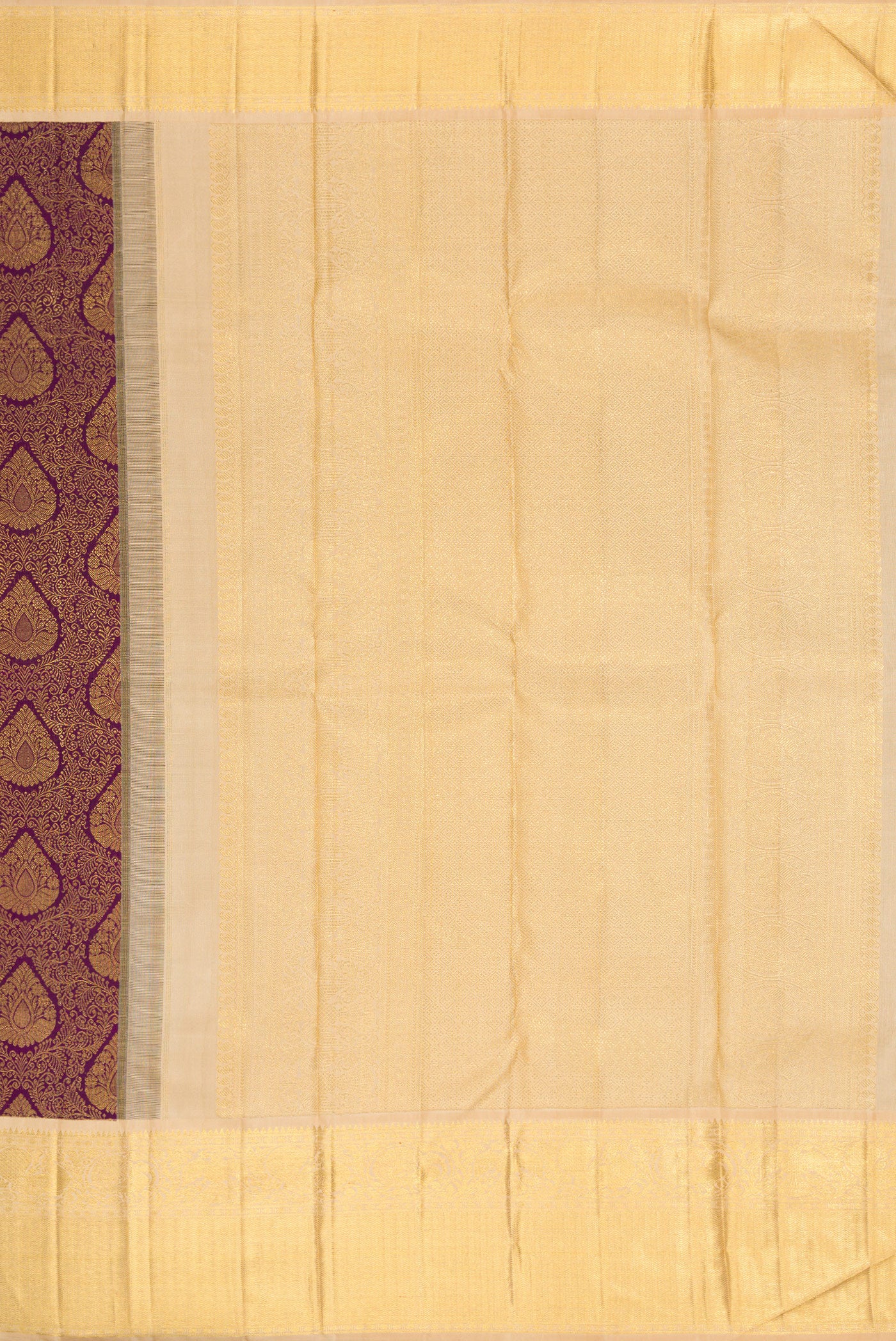 Violet Kanjivaram Silk Saree - Image 7