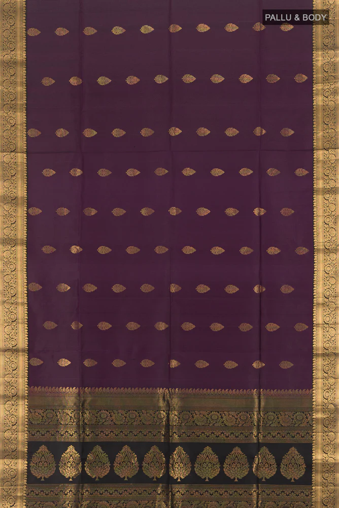 Purple Soft Silk Saree - Image 5