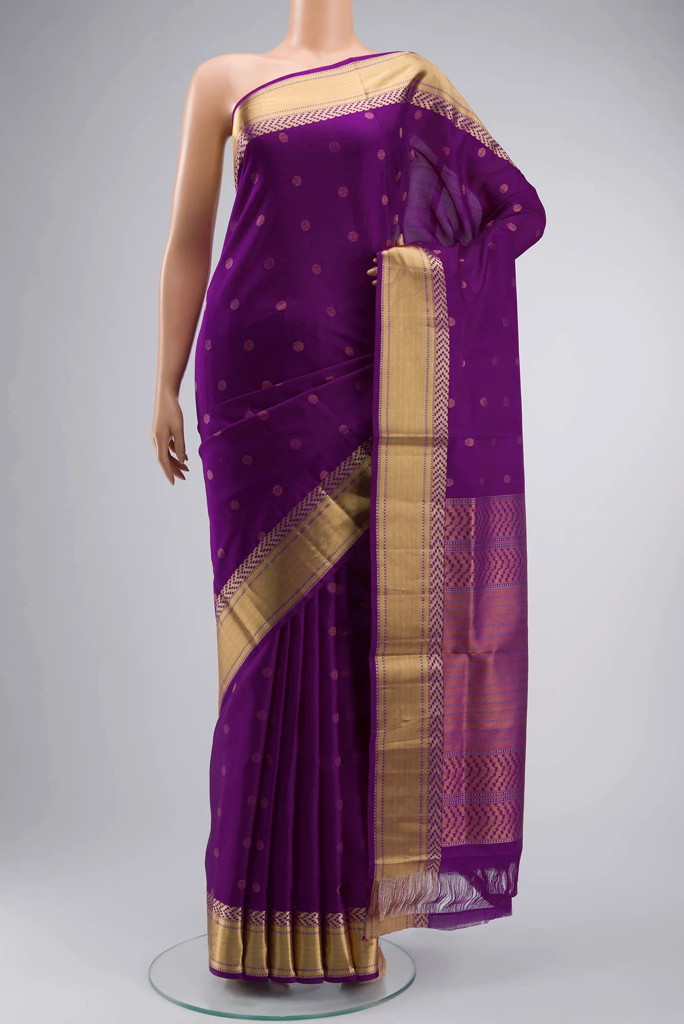 Violet Soft Silk Saree