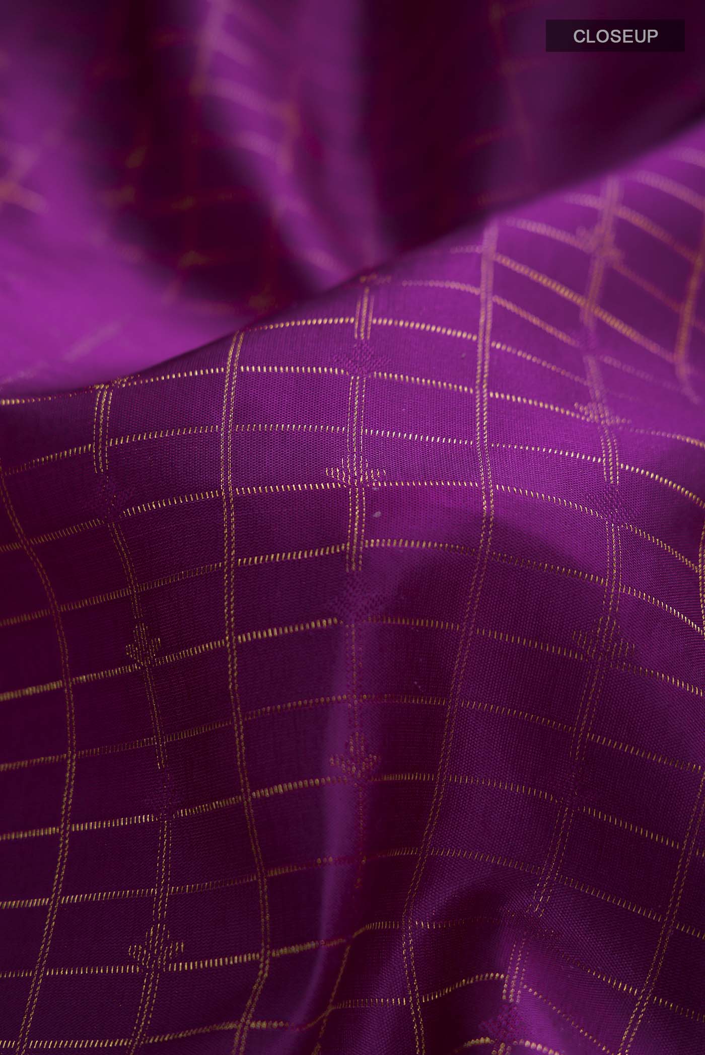 Violet Soft Silk Saree - Image 2
