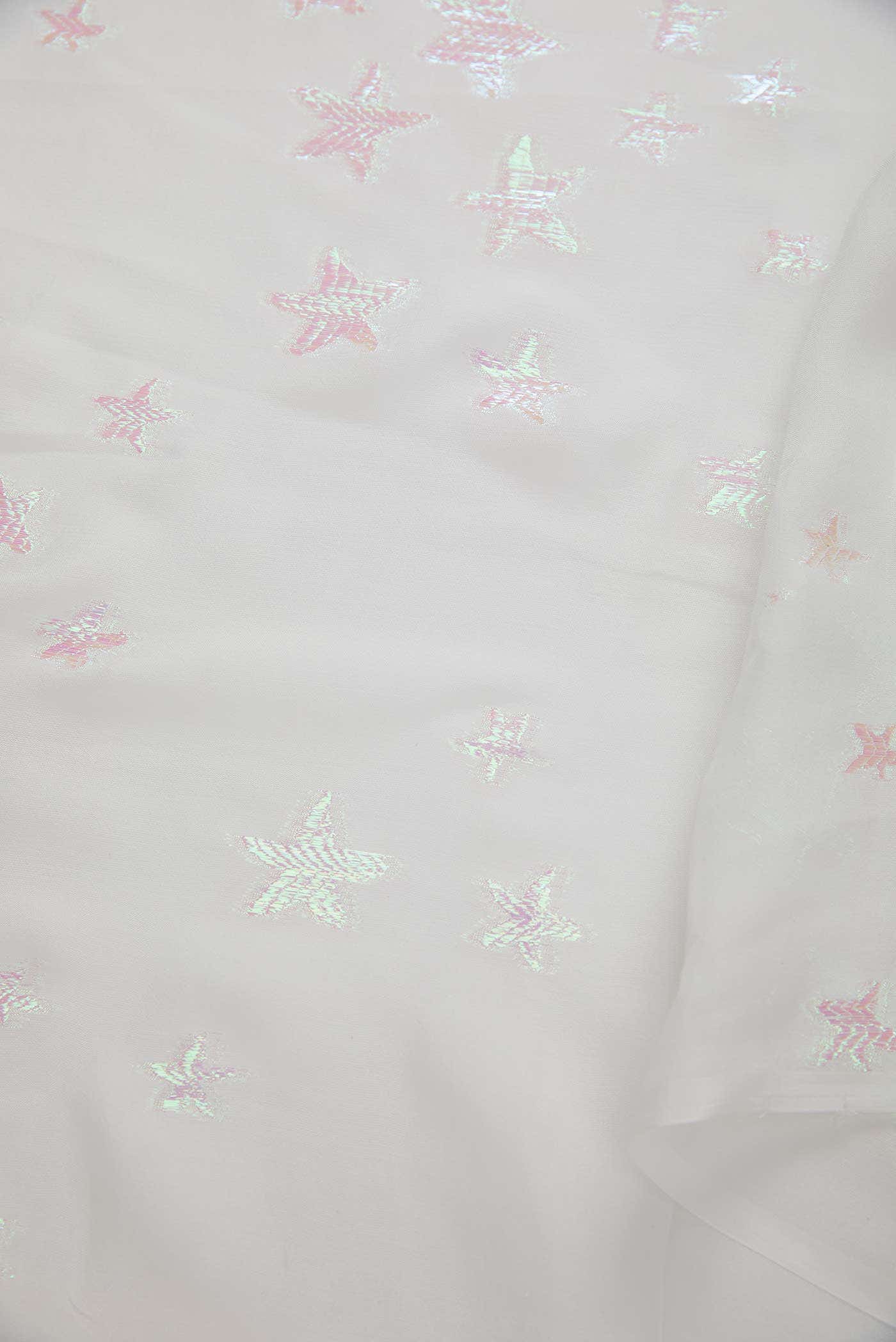White Chiffon Dress Material - Image 6