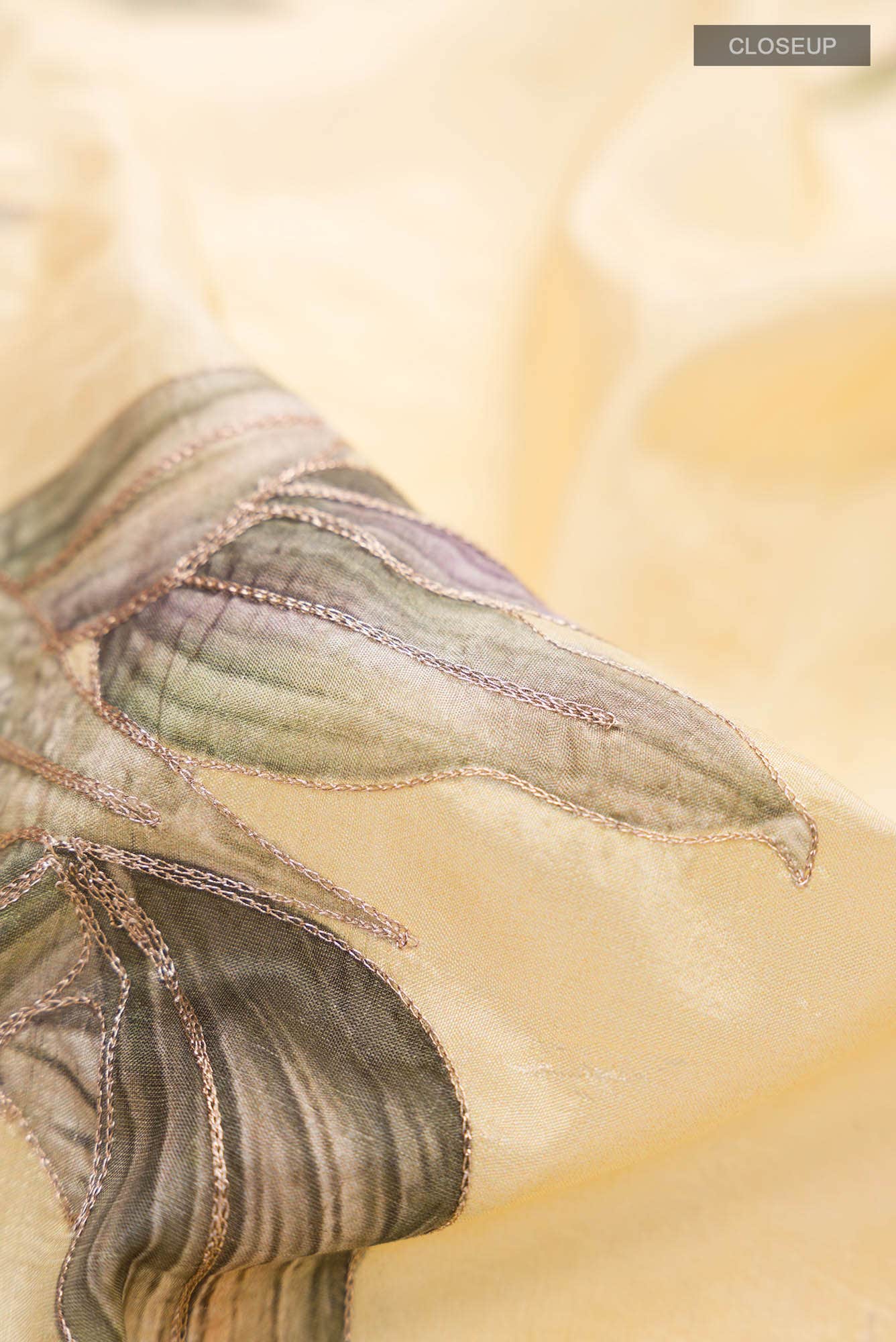 Yellow Bangalore Silk Saree - Image 3