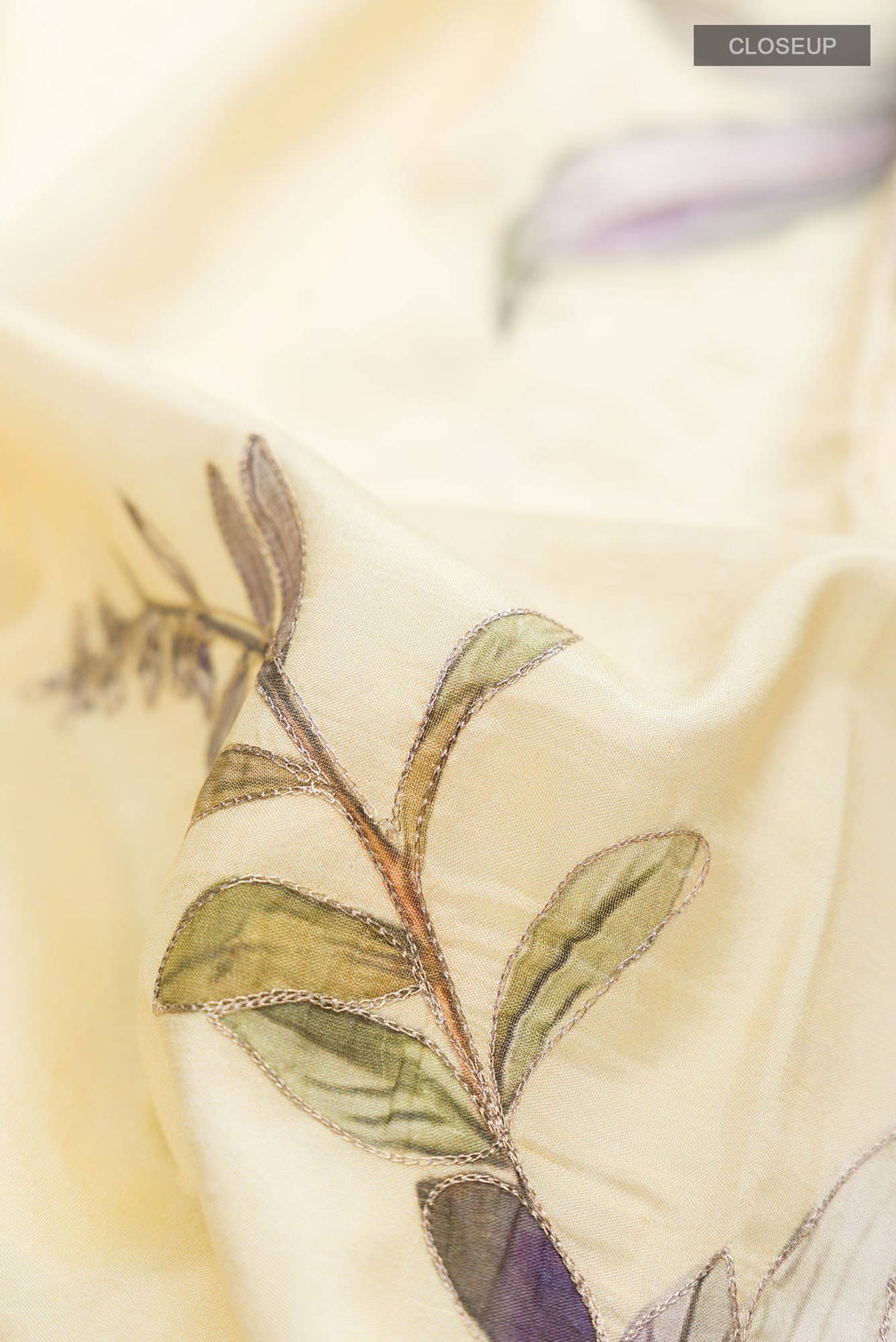 Yellow Bangalore Silk Saree - Image 3
