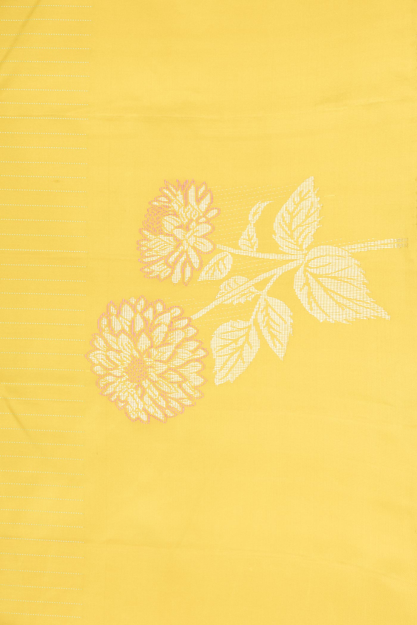 Yellow Dual Tone Kanjivaram Saree - Image 3
