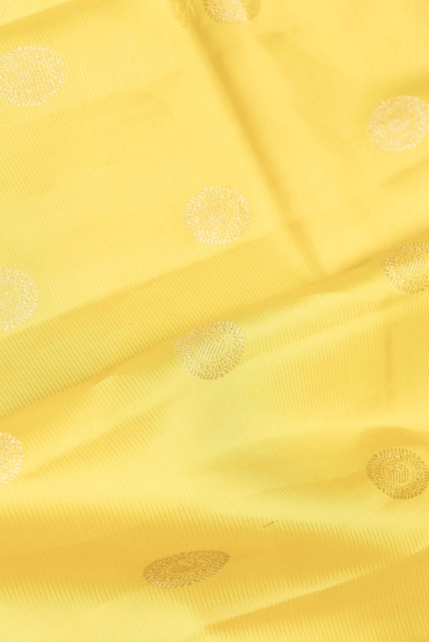 Yellow Kanchipuram Silk Saree - Image 2