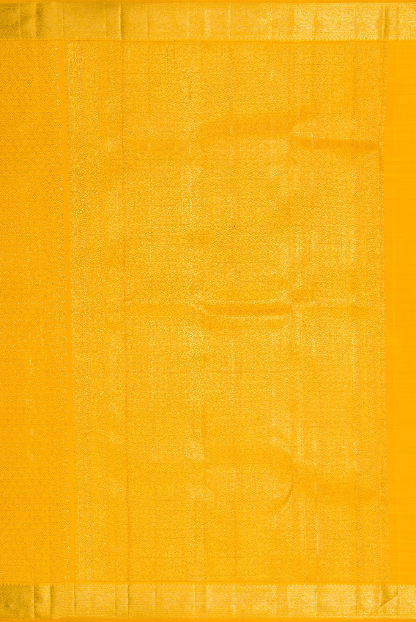 Yellow Kanchipuram Silk Saree - Image 7