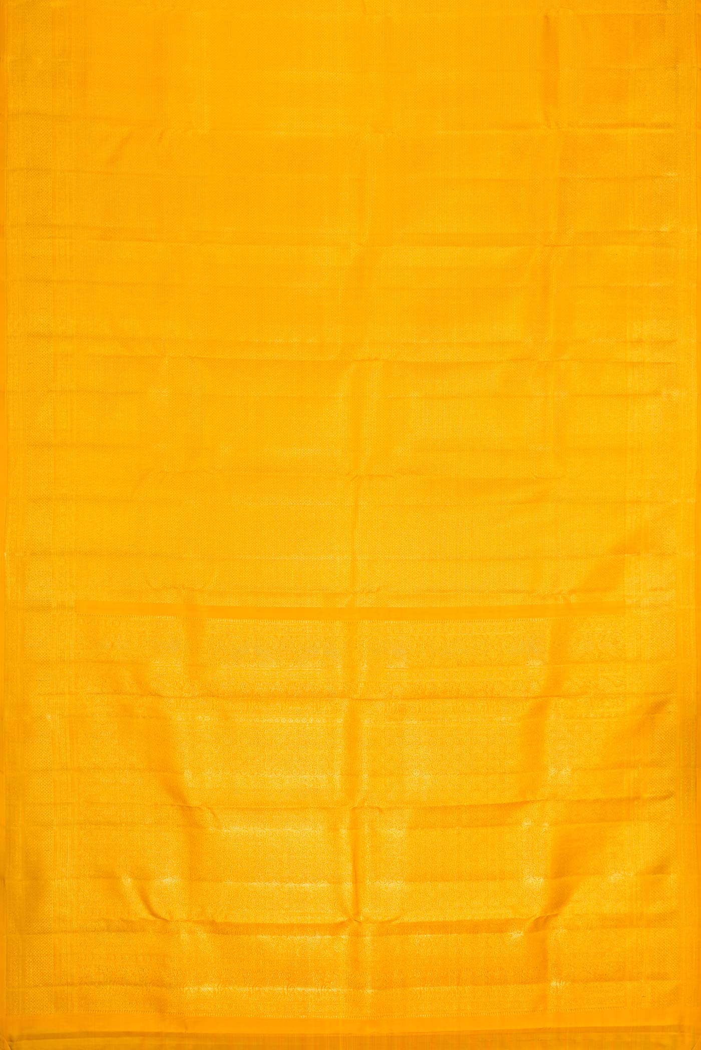 Yellow Dual Tone Kanchipuram Silk Saree - Image 6
