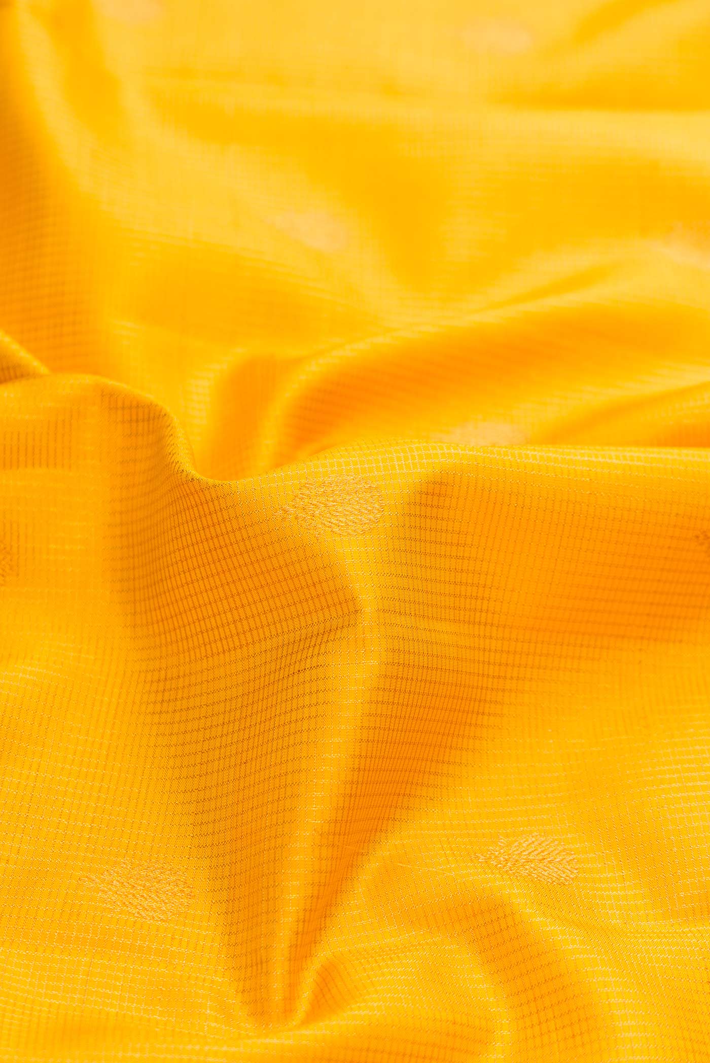 Yellow Dual Tone Kanchipuram Silk Saree - Image 2