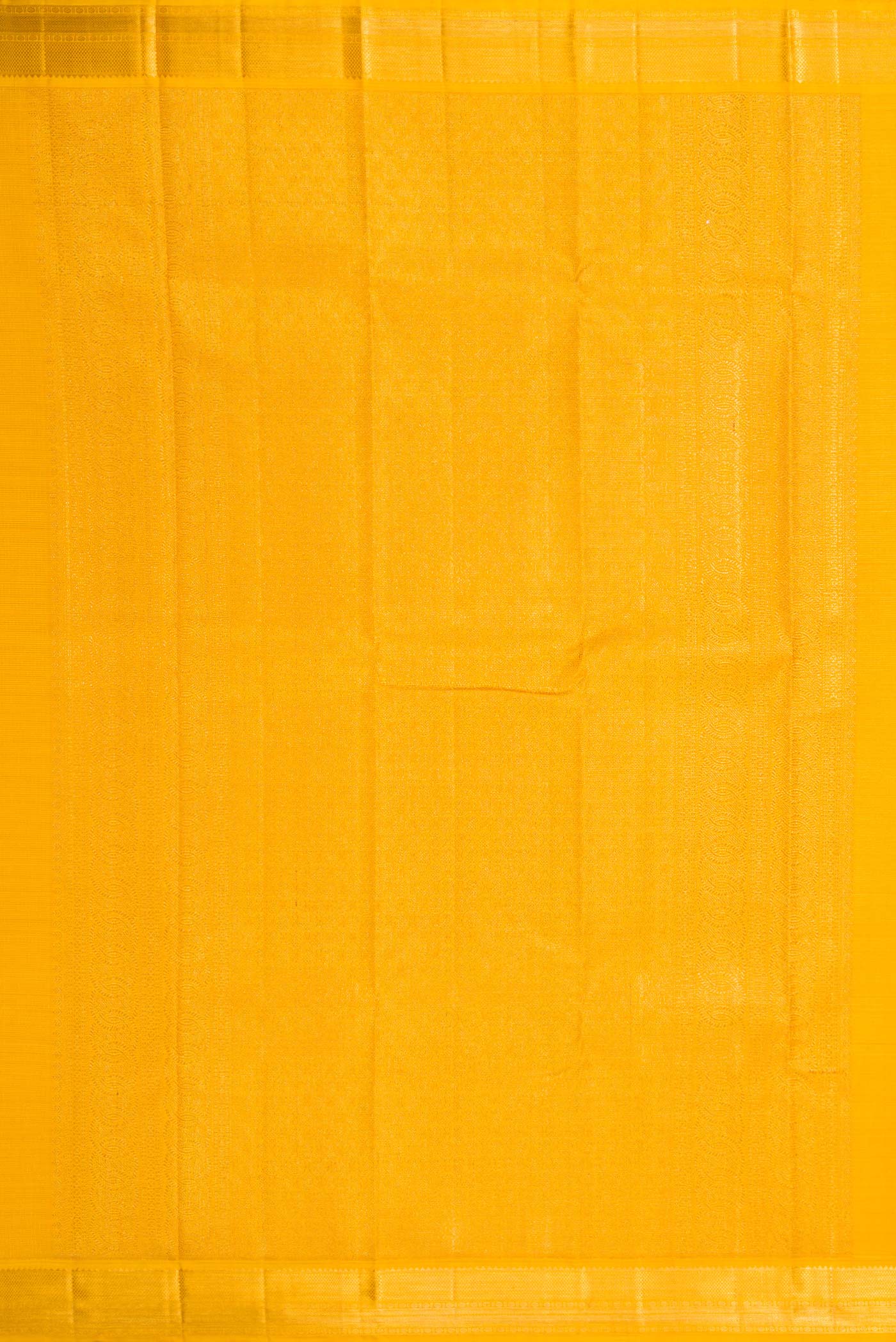 Yellow Dual Tone Kanchipuram Silk Saree - Image 7
