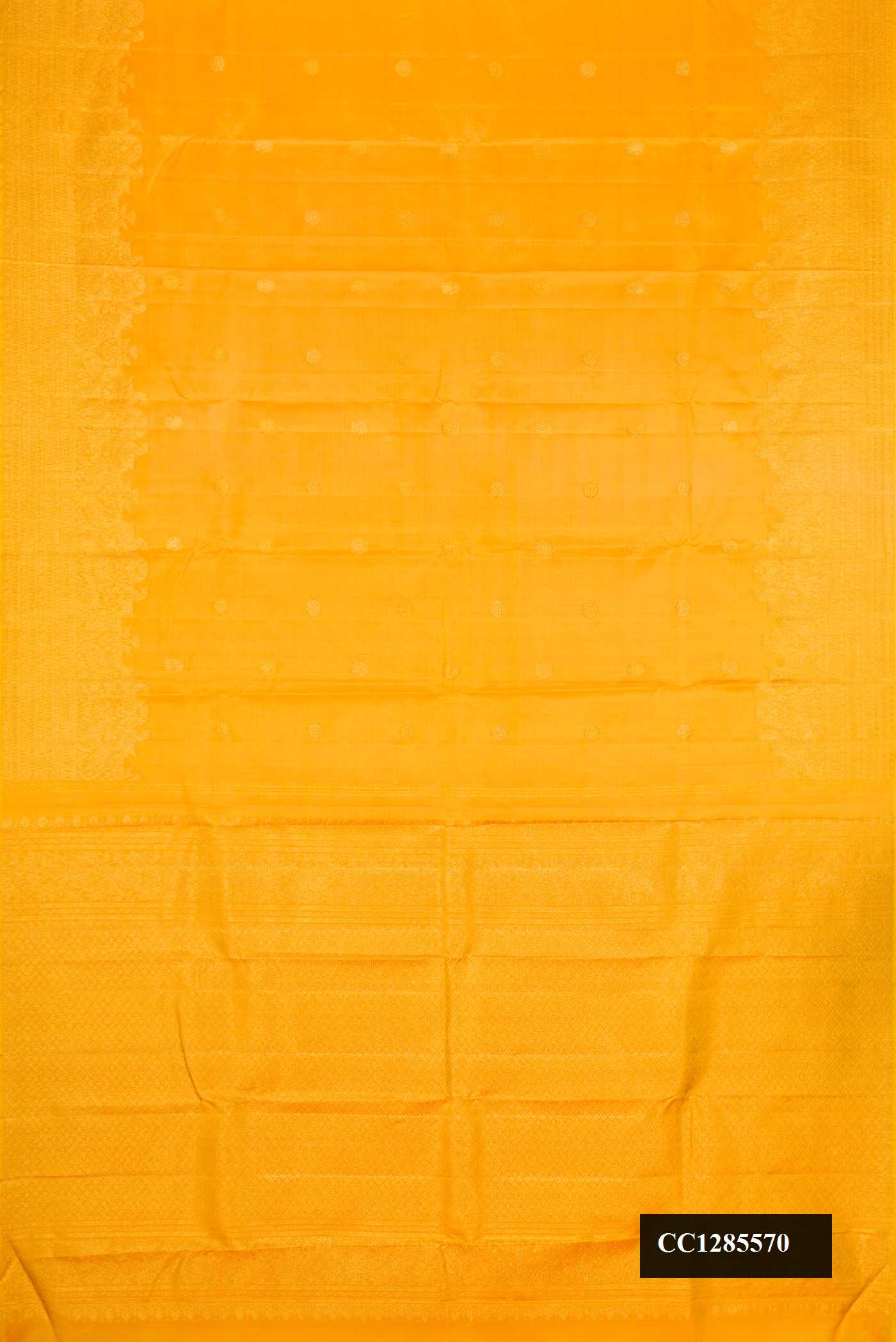 Yellow Dual Tone Kanchipuram Silk Saree