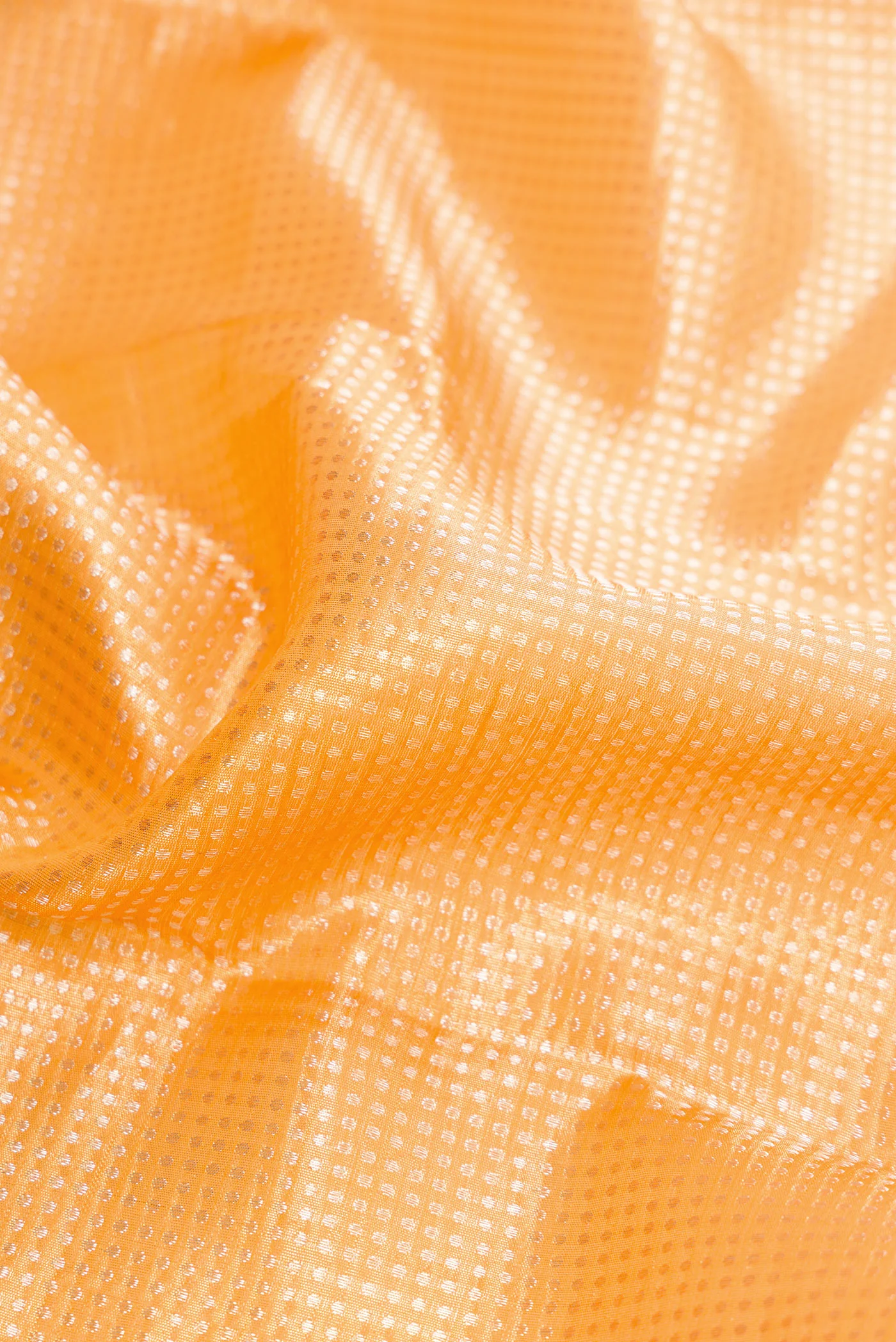Yellow Dual Tone Kanchipuram Tissue Silk Saree - Image 2