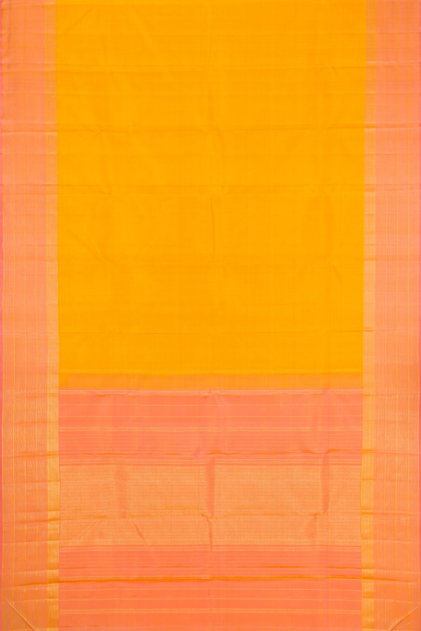 Yellow Kanjivaram Silk Saree - Image 6