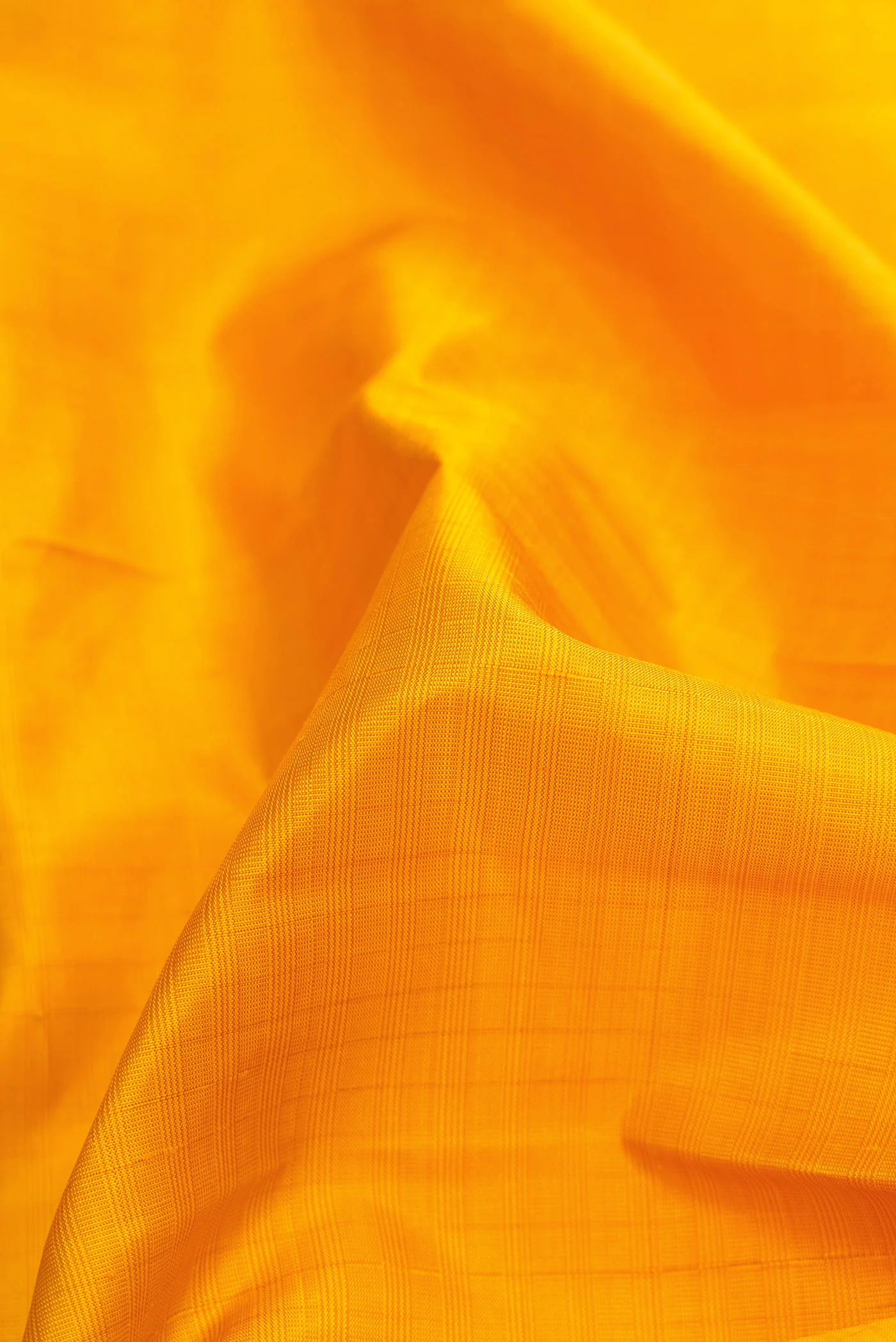 Yellow Kanjivaram Silk Saree - Image 2