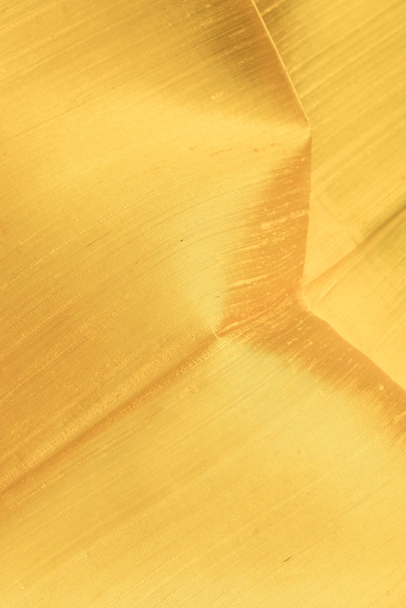 Yellow Raw Silk Saree - Image 2