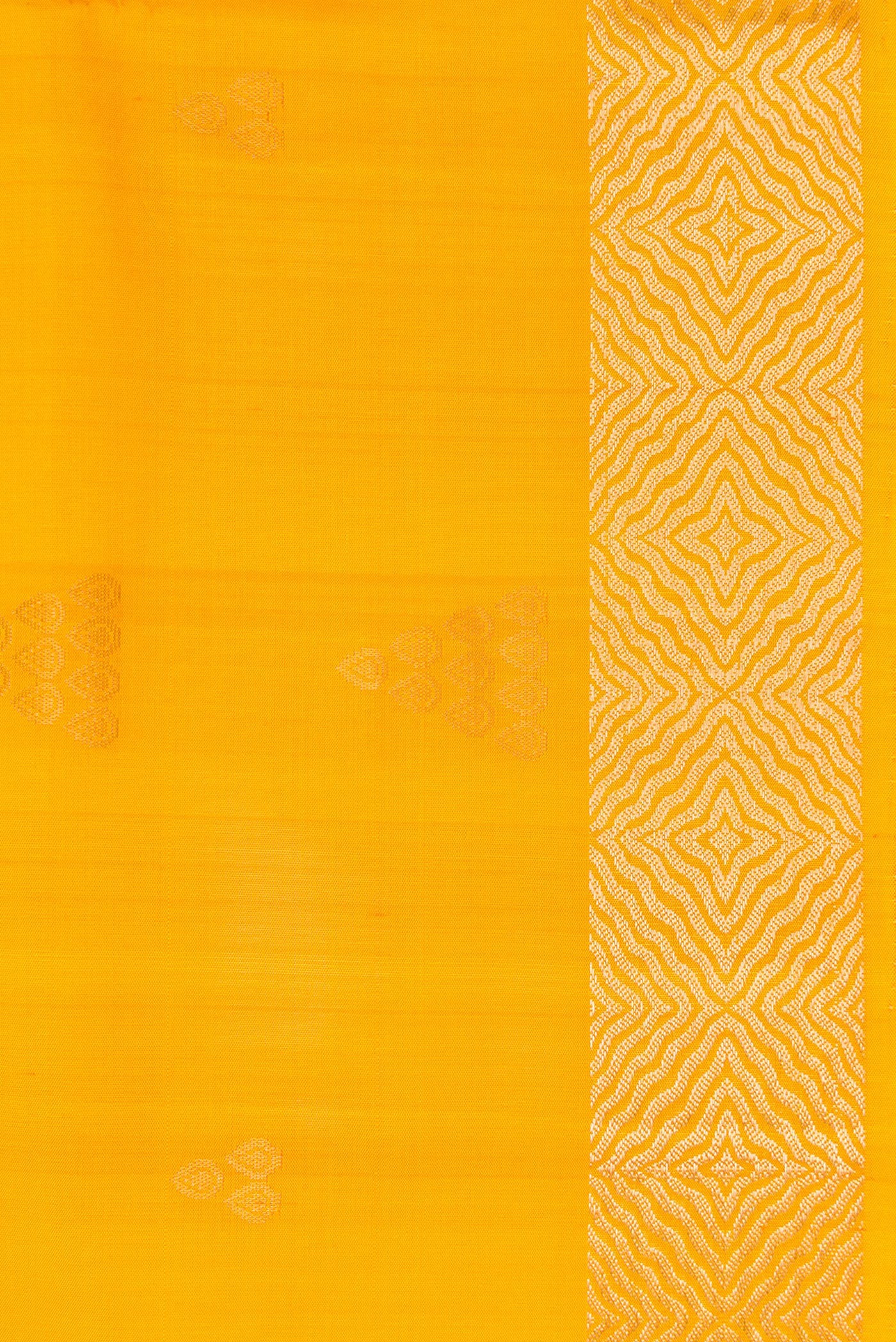 Yellow Soft Silk Saree - Image 3