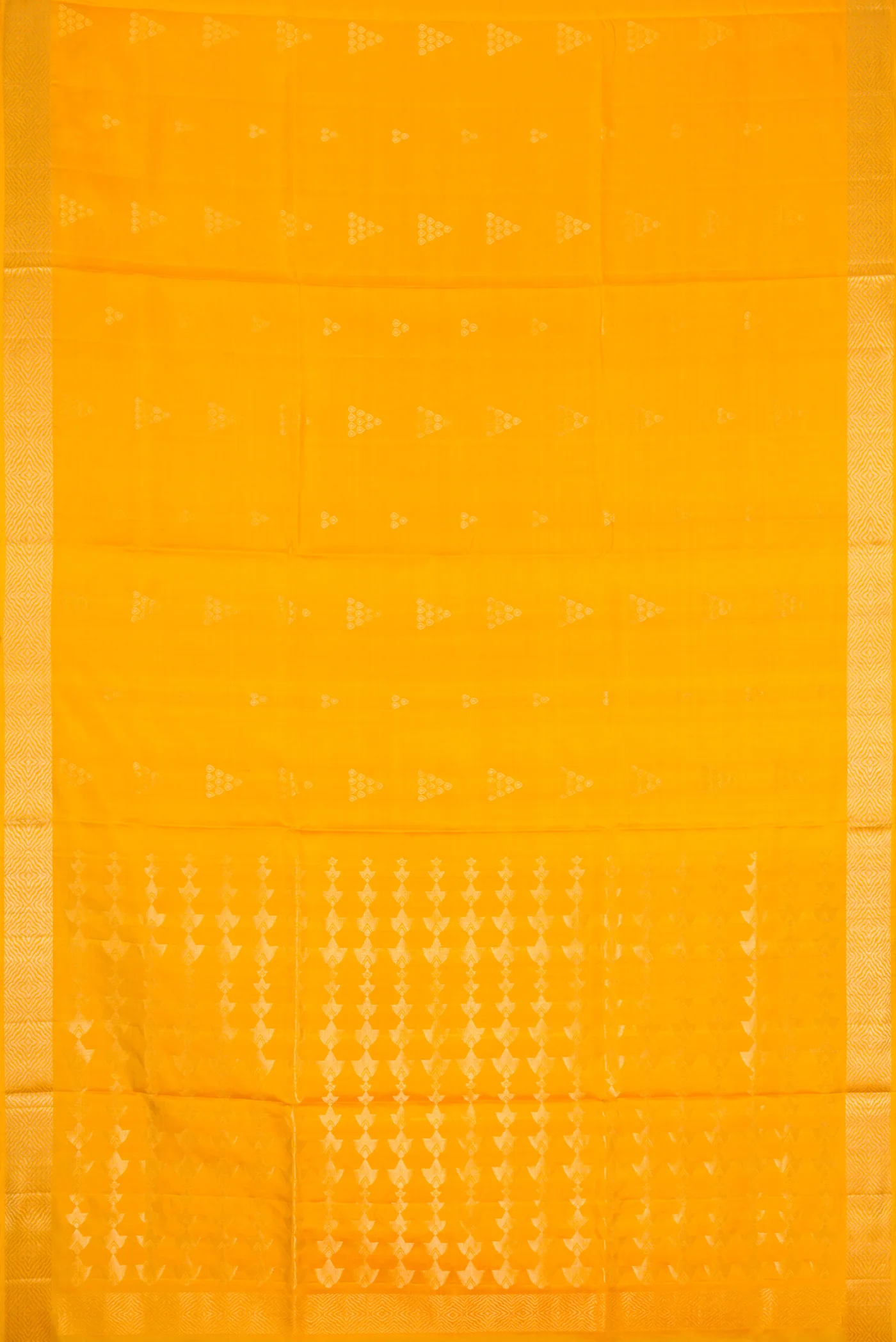 Yellow Soft Silk Saree - Image 6