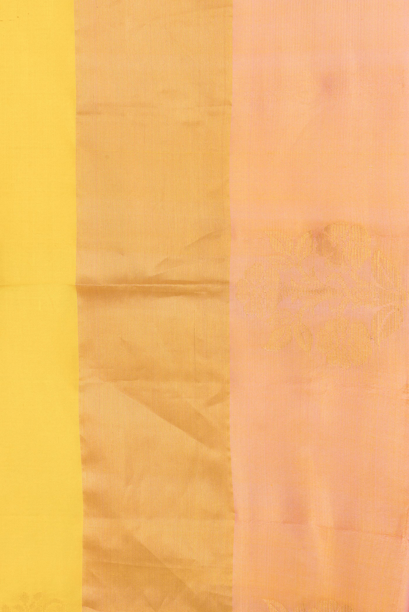 Yellow Soft Silk Saree - Image 3