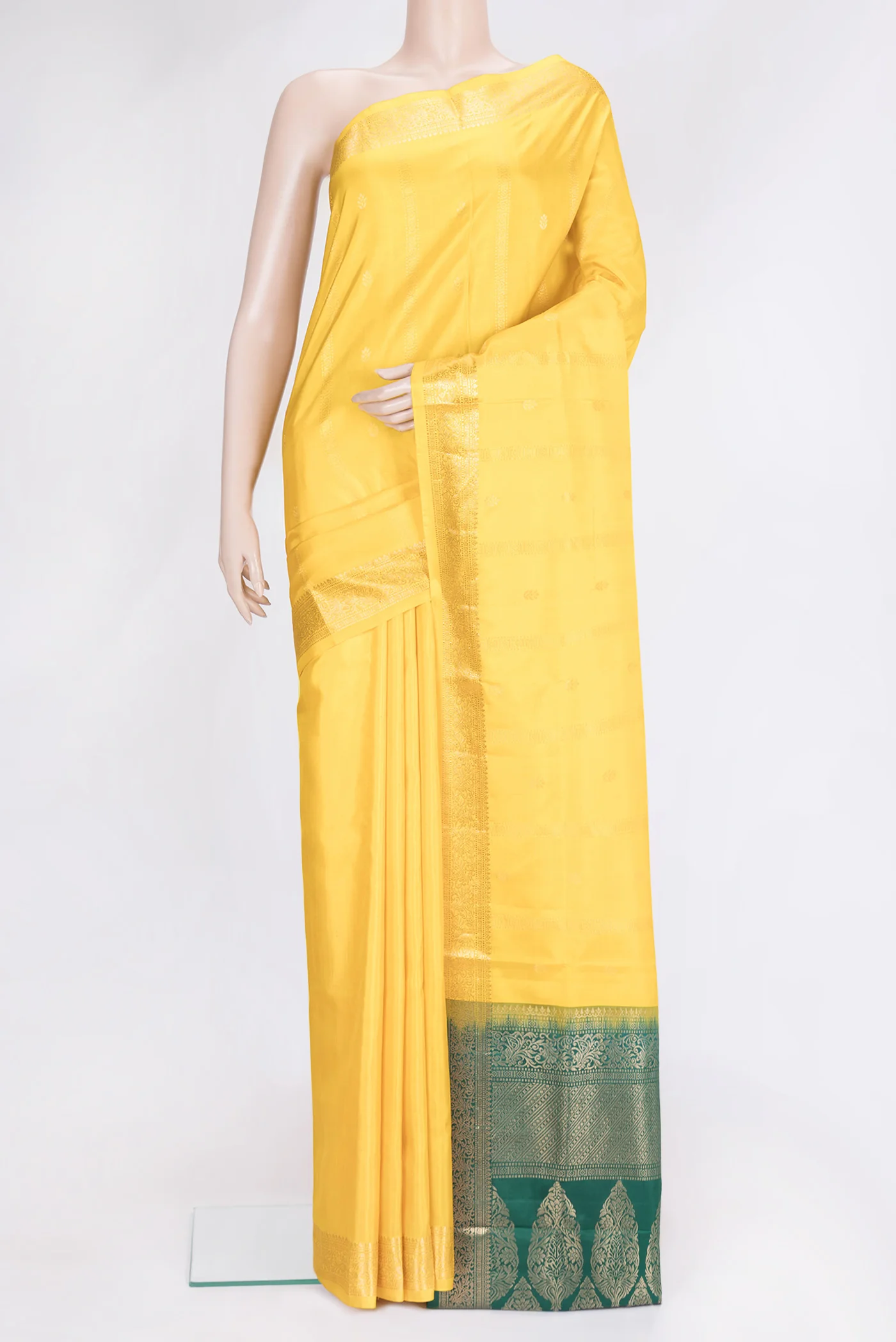Yellow Soft Silk Saree