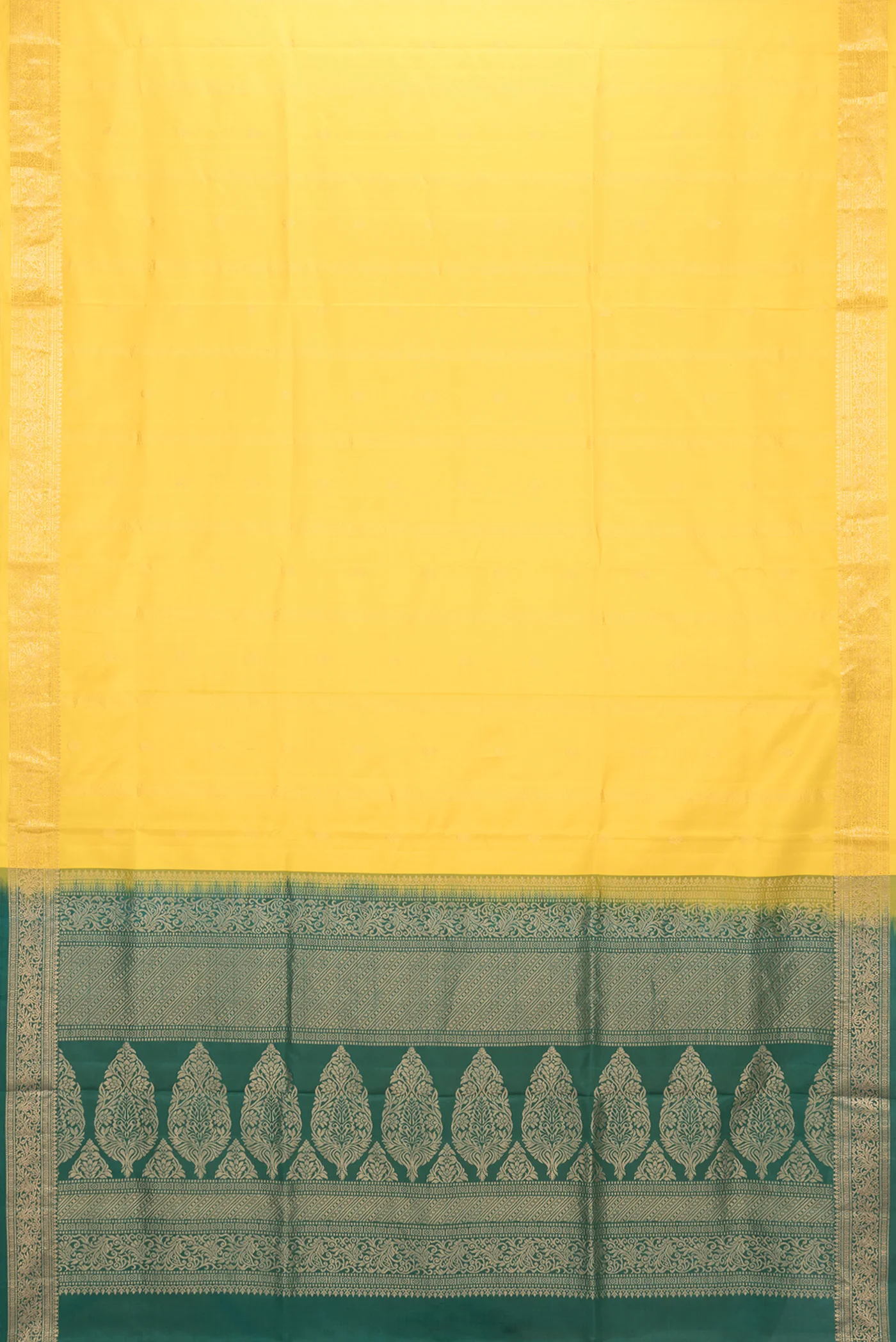 Yellow Soft Silk Saree - Image 6