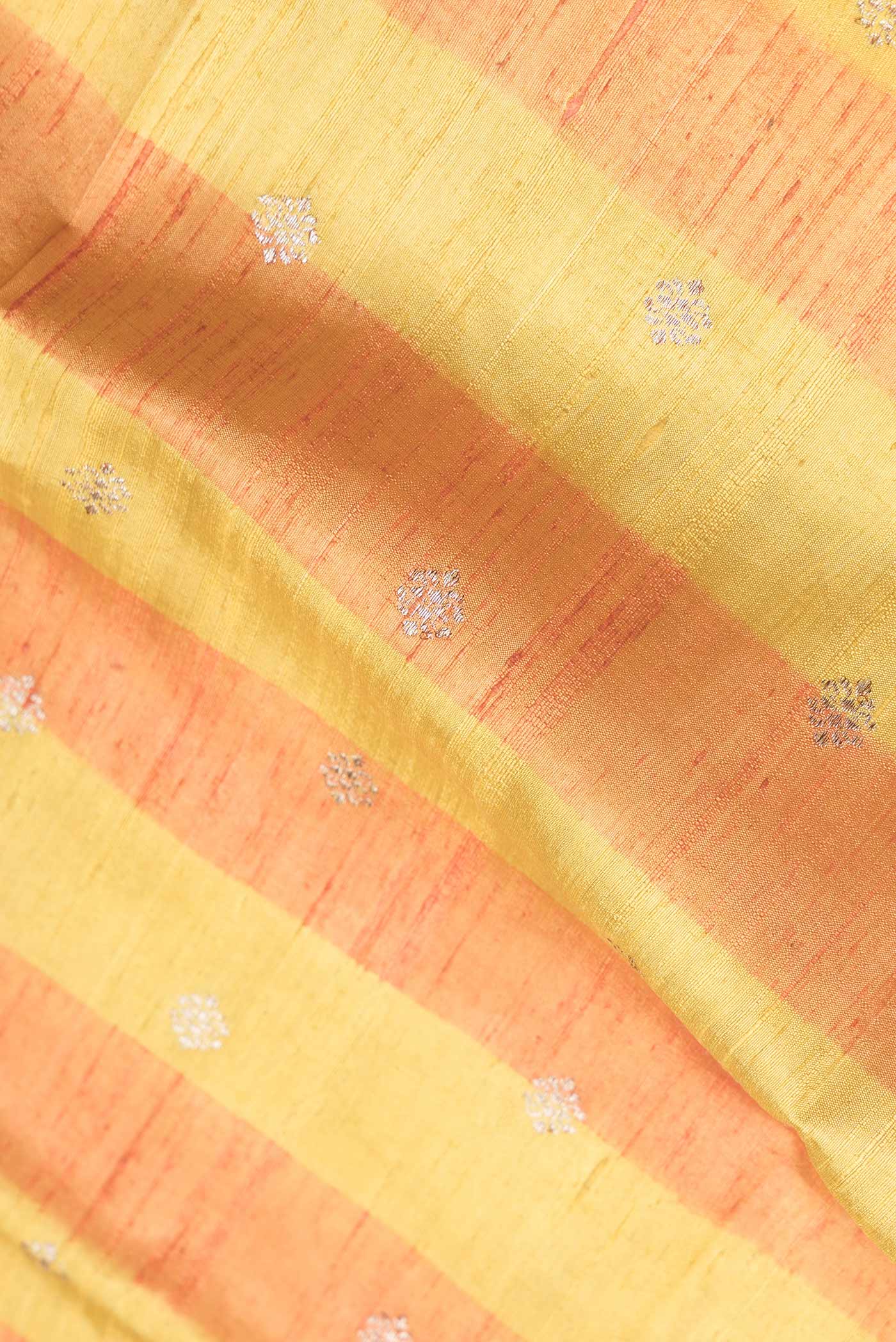 Multi Color Banarasi Tussar Silk Saree - Image 2