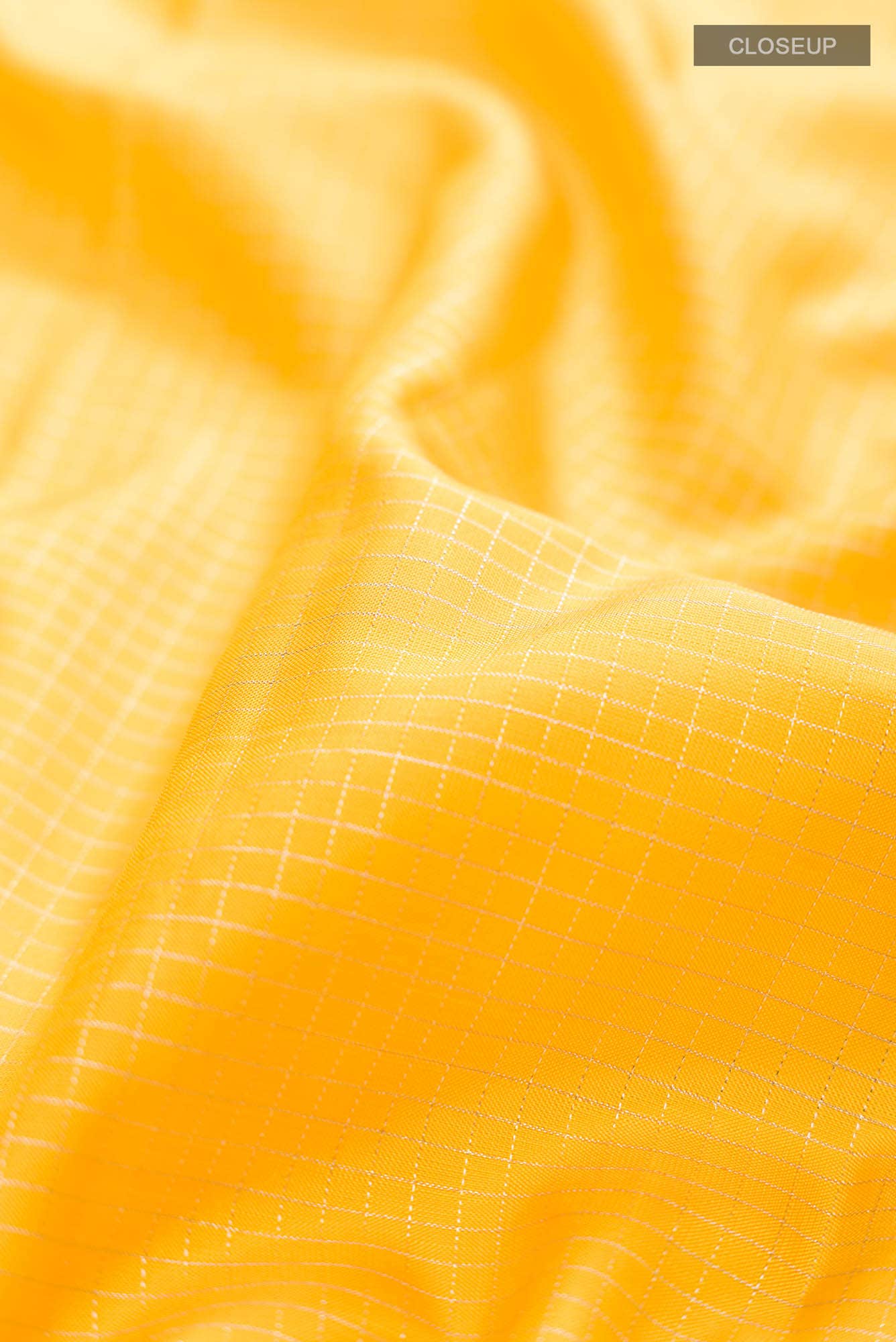 Yellow Kanjivaram Silk Saree - Image 3