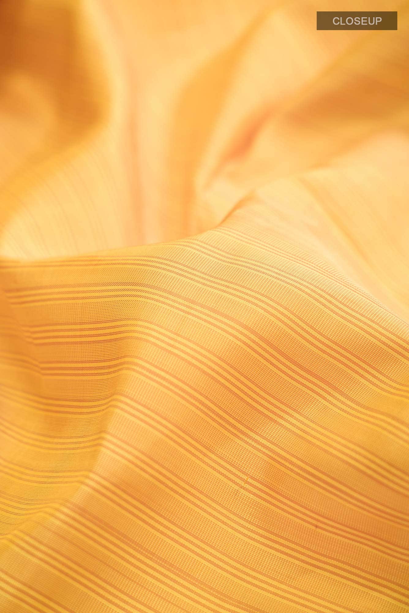 Yellow Kanchipuram Silk Saree - Image 3
