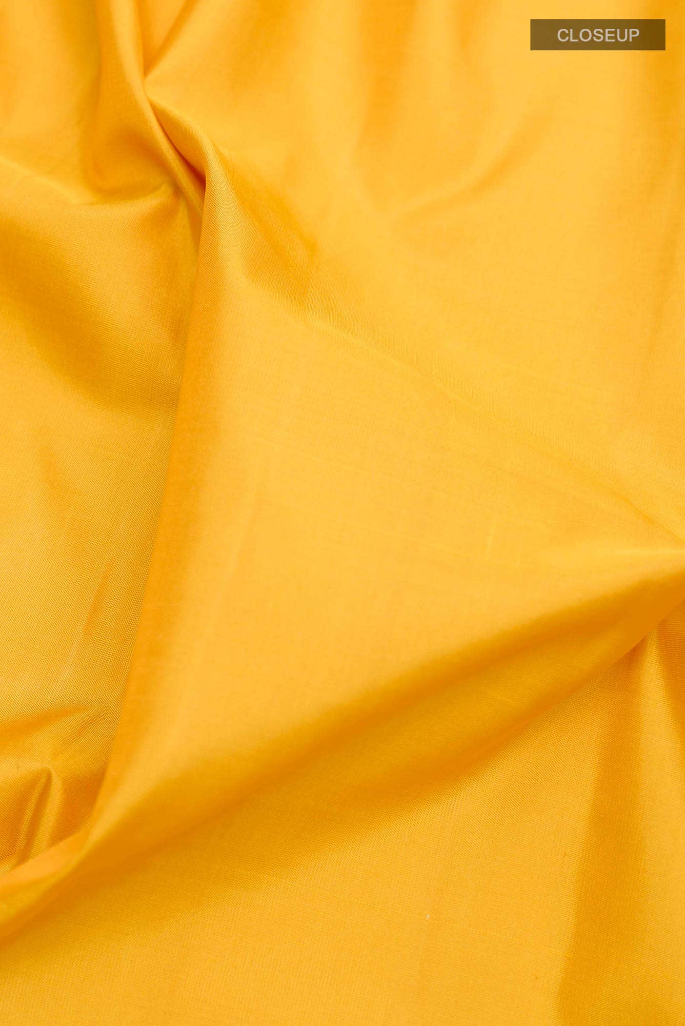 Yellow Kanjivaram Silk Saree - Image 3