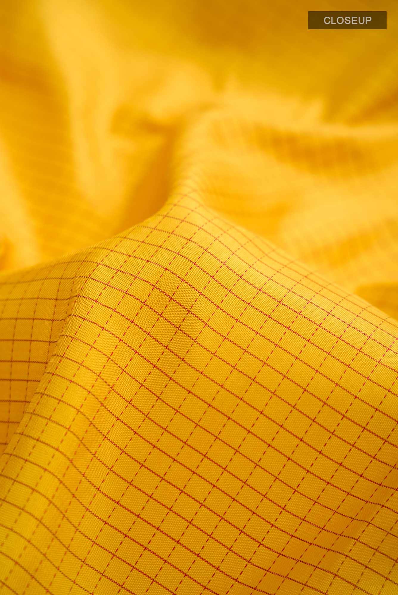 Yellow Kanchipuram Silk Saree - Image 3