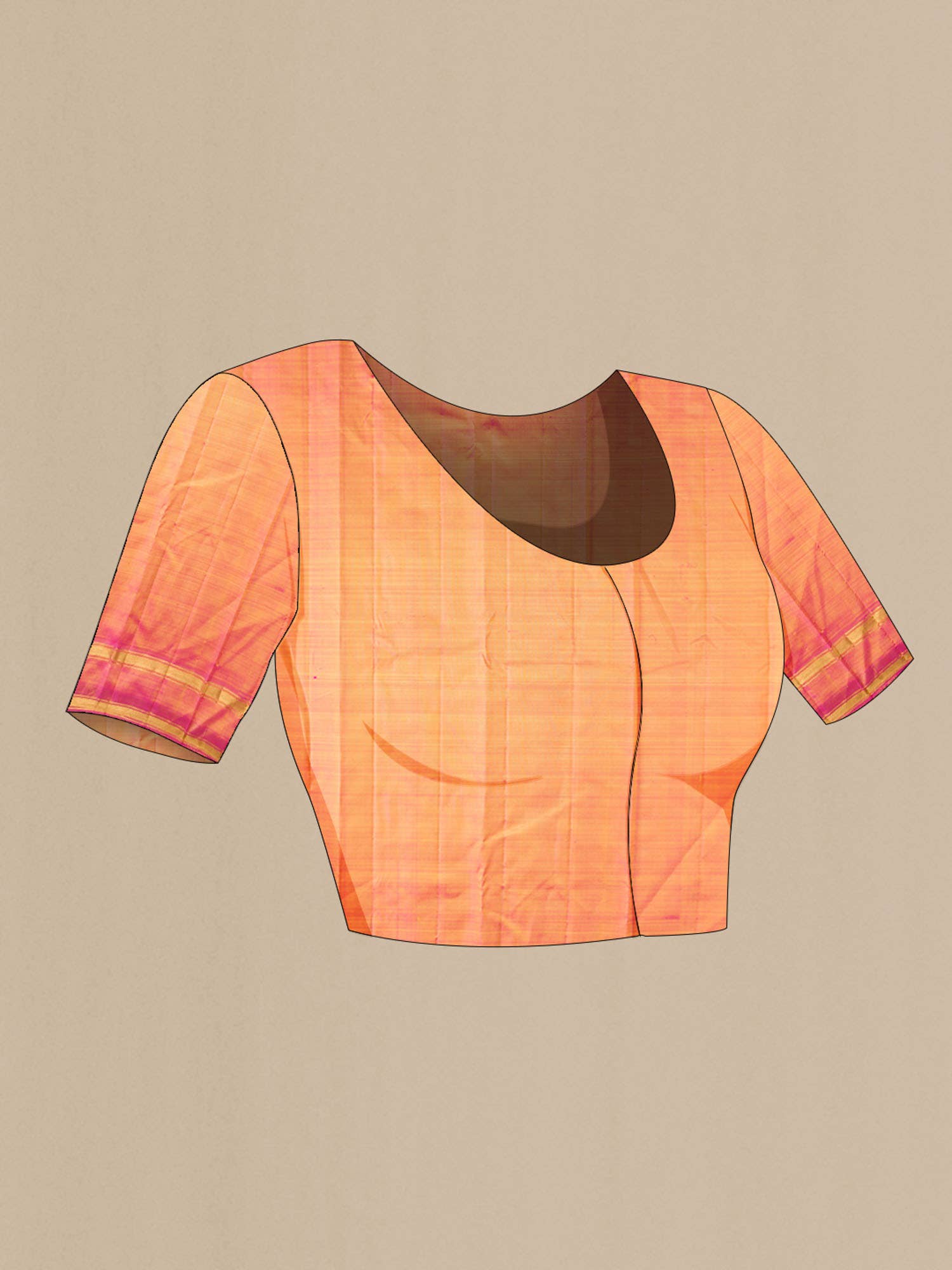 Yellow Kanjivaram Silk Saree - Image 6