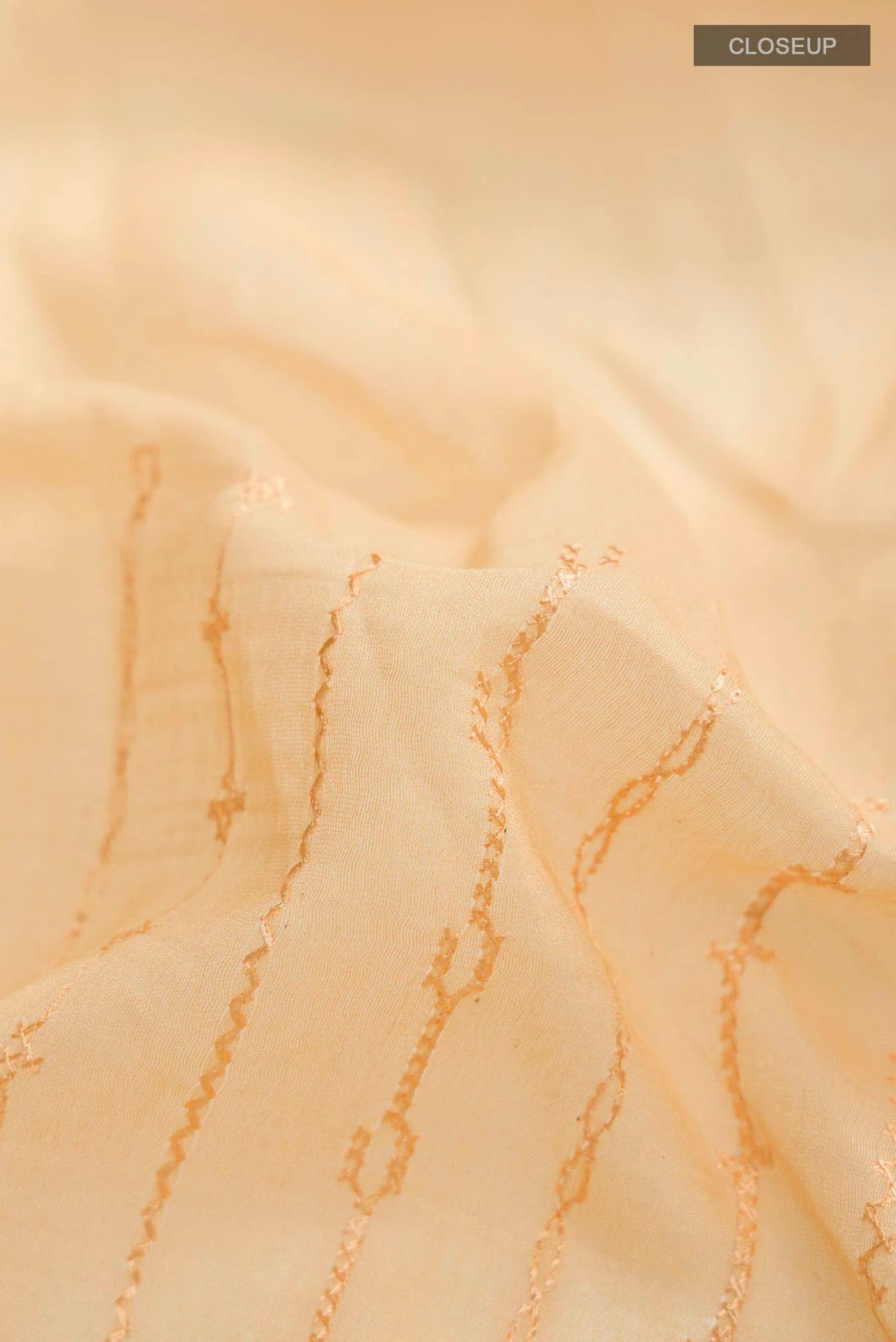 Sandal Linen Saree - Image 2