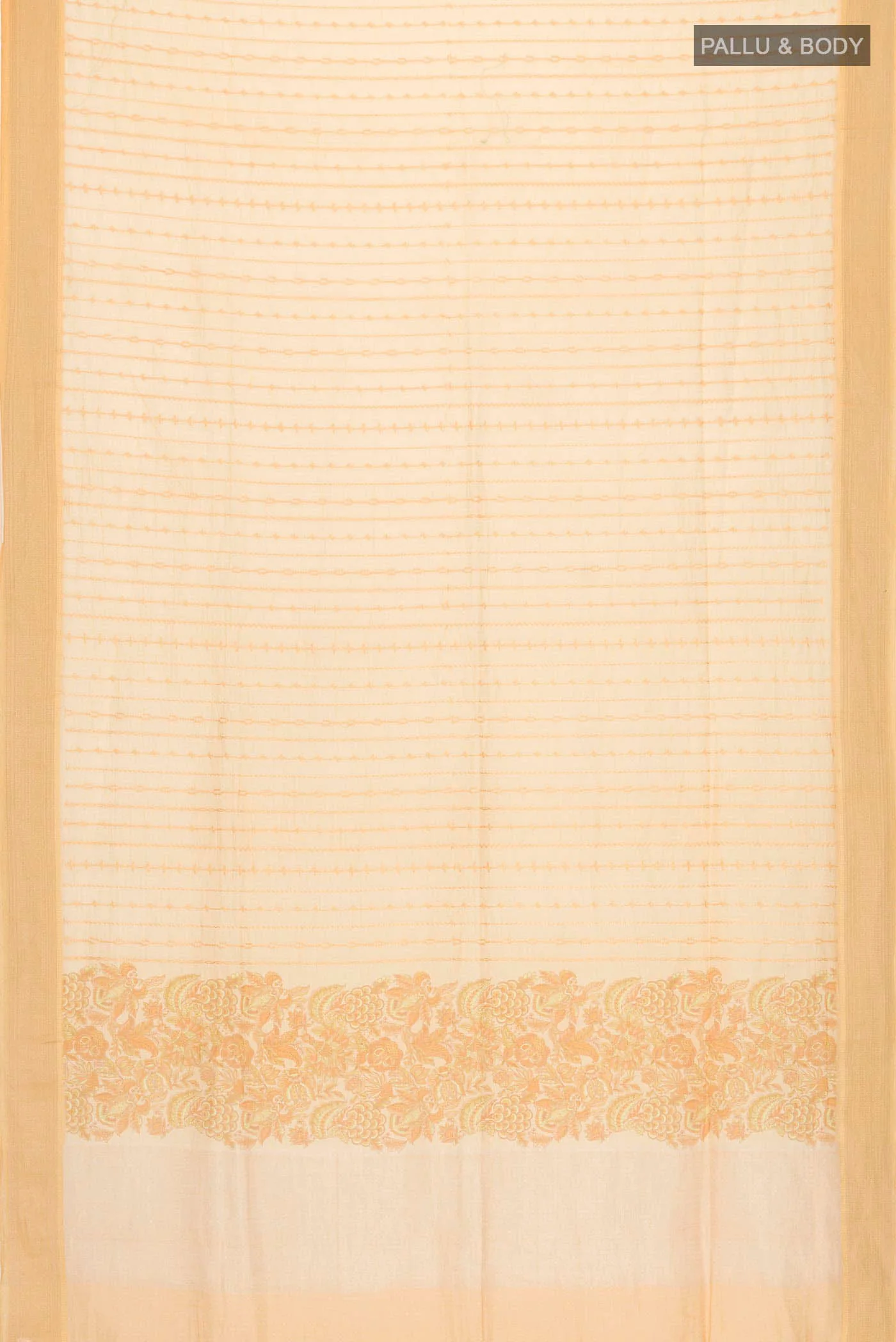 Sandal Linen Saree - Image 5