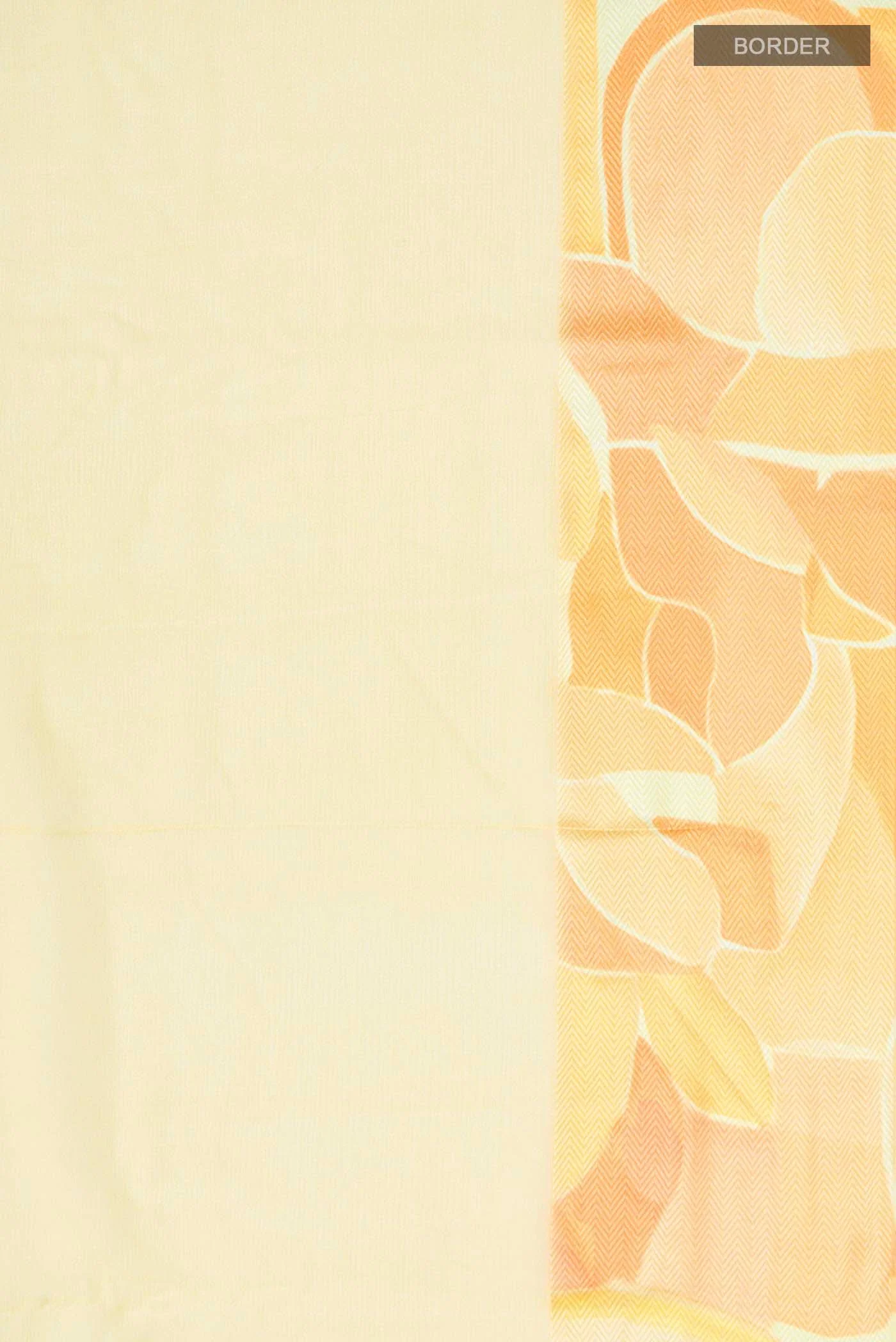 Yellow Mysore Chiffon Saree - Image 3