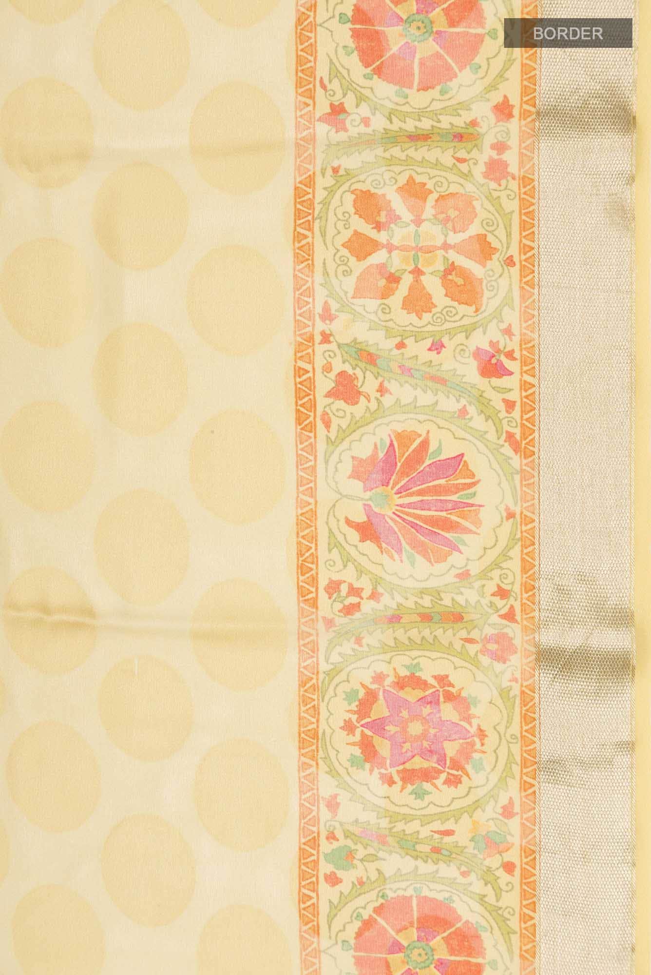 Sandal Mysore Georgette Saree - Image 4