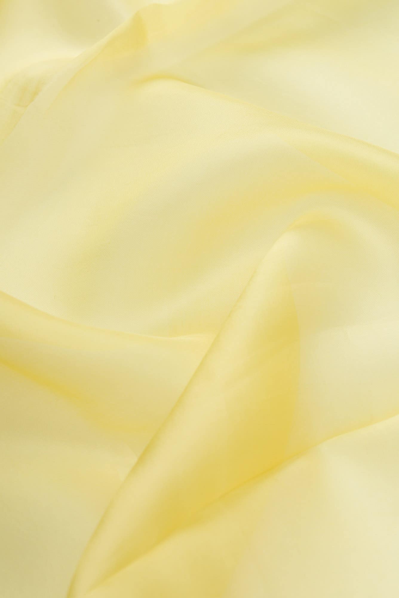 Forget-me-not Lemon yellow floral design saree from Embroidered Romance Collection by Nalli - Image 5