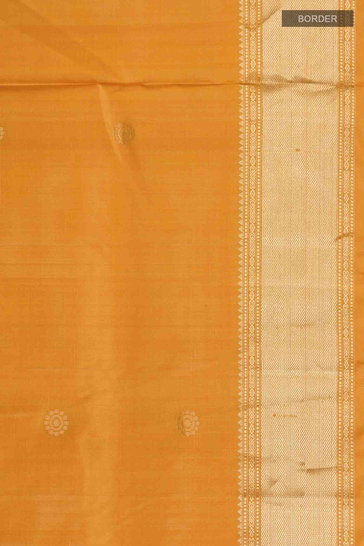 Yellow Soft Silk Saree - Image 3