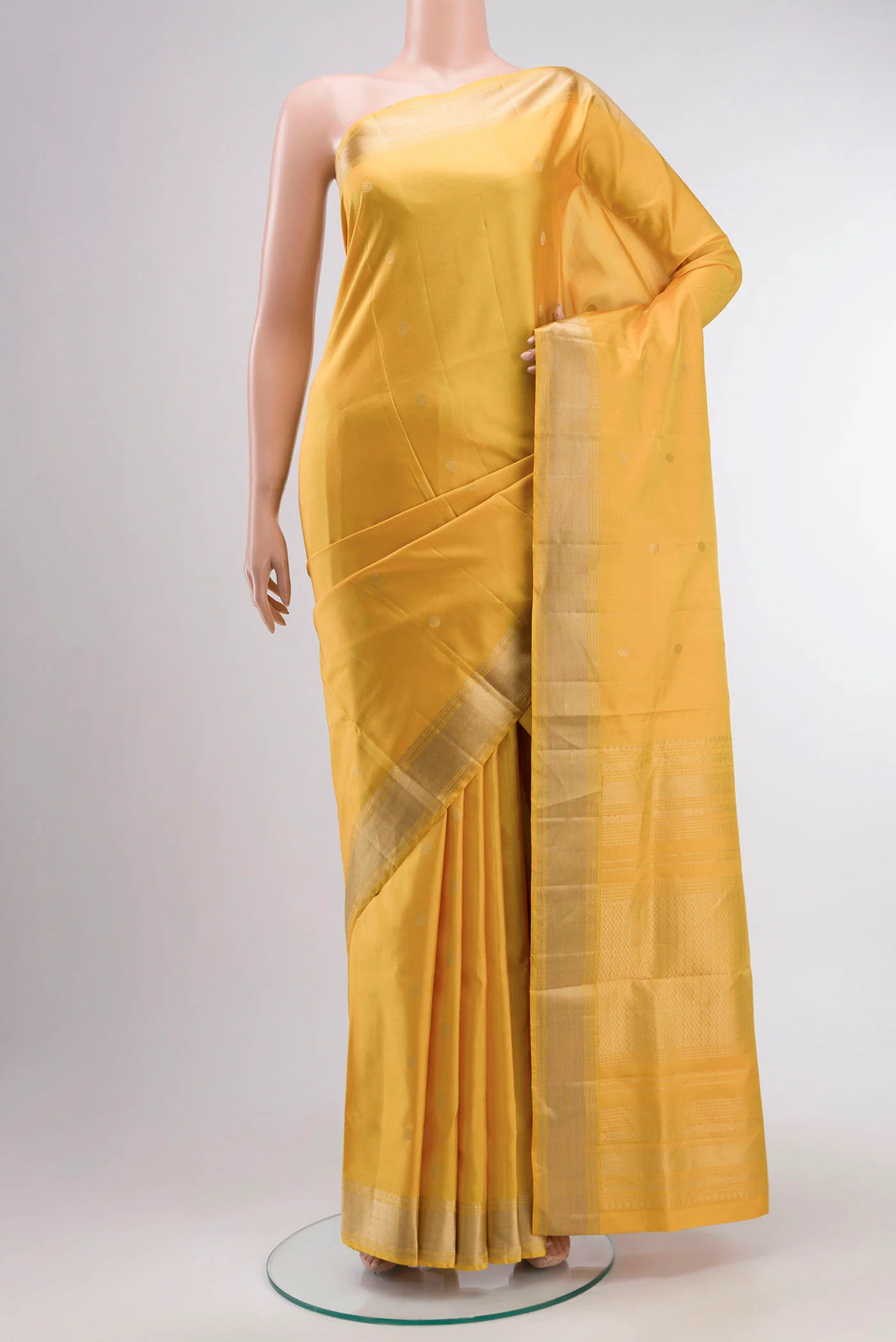 Yellow Soft Silk Saree