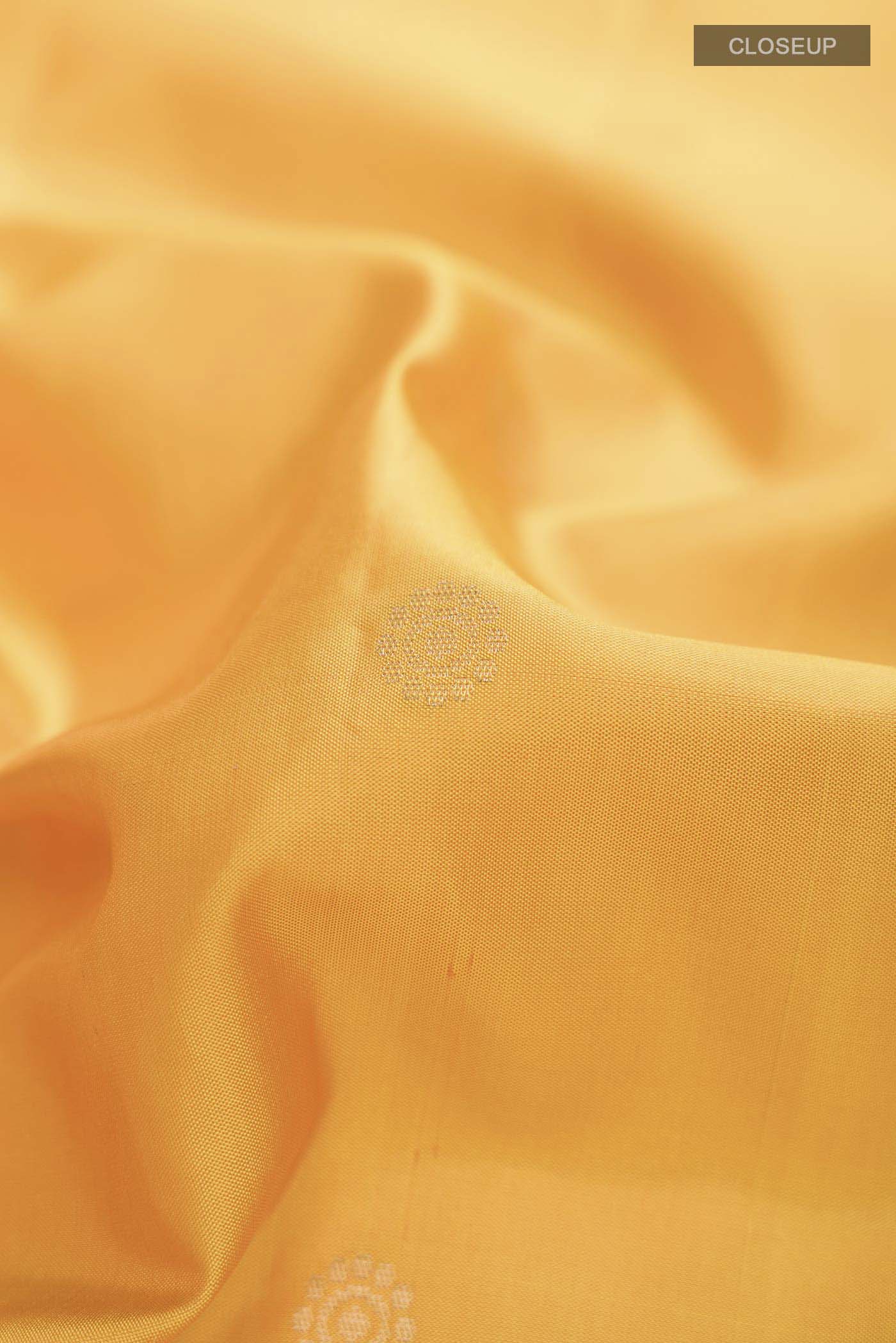 Yellow Soft Silk Saree - Image 2
