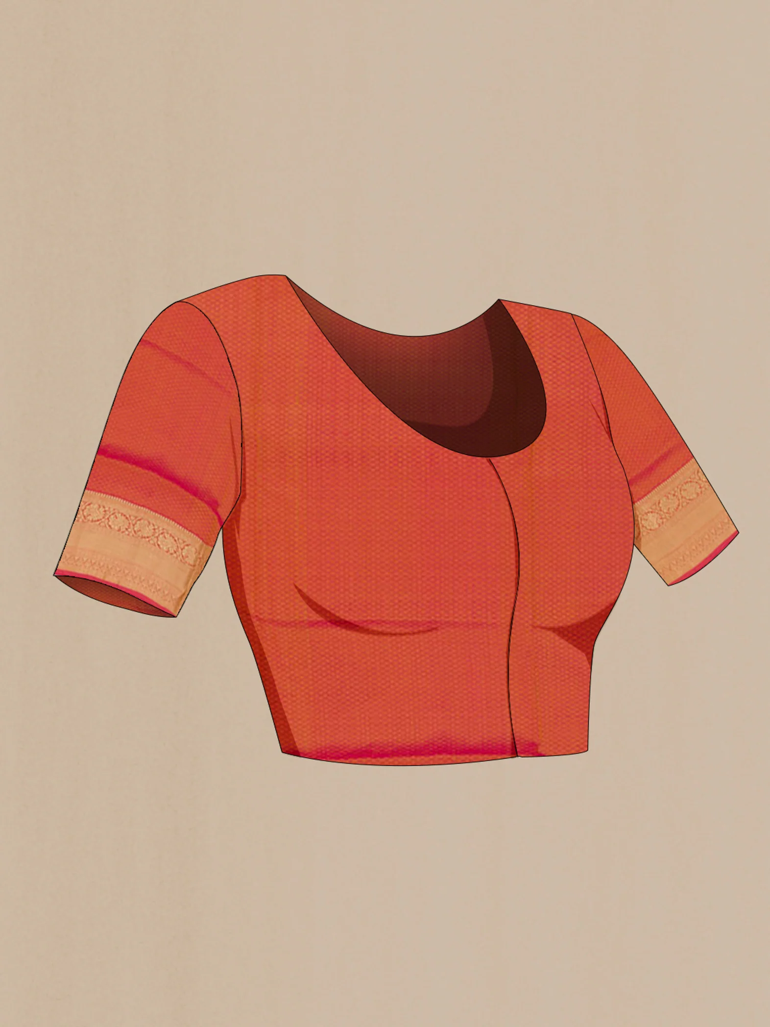 Mustard Soft Silk Saree - Image 2