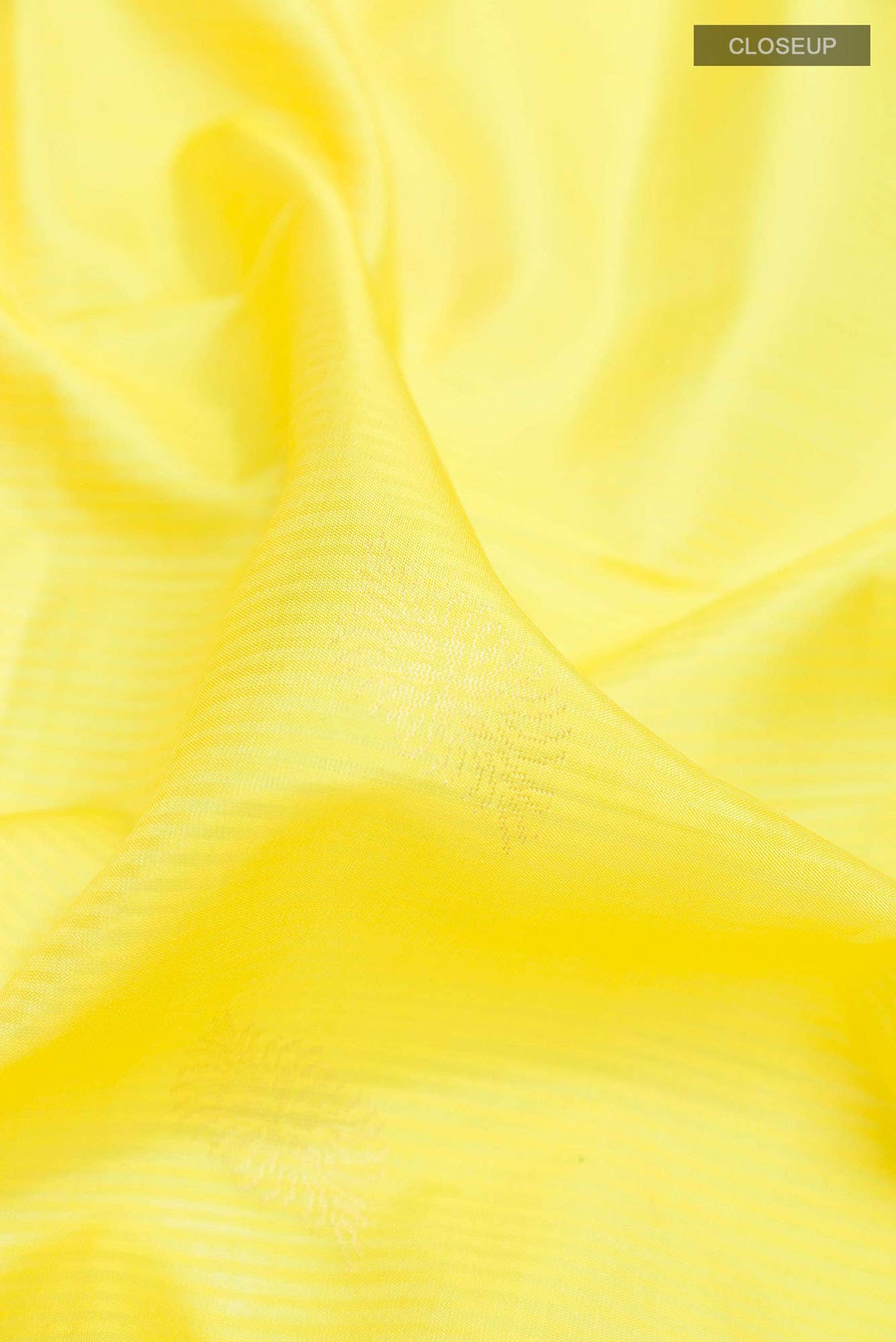 Yellow Soft Silk Saree - Image 2