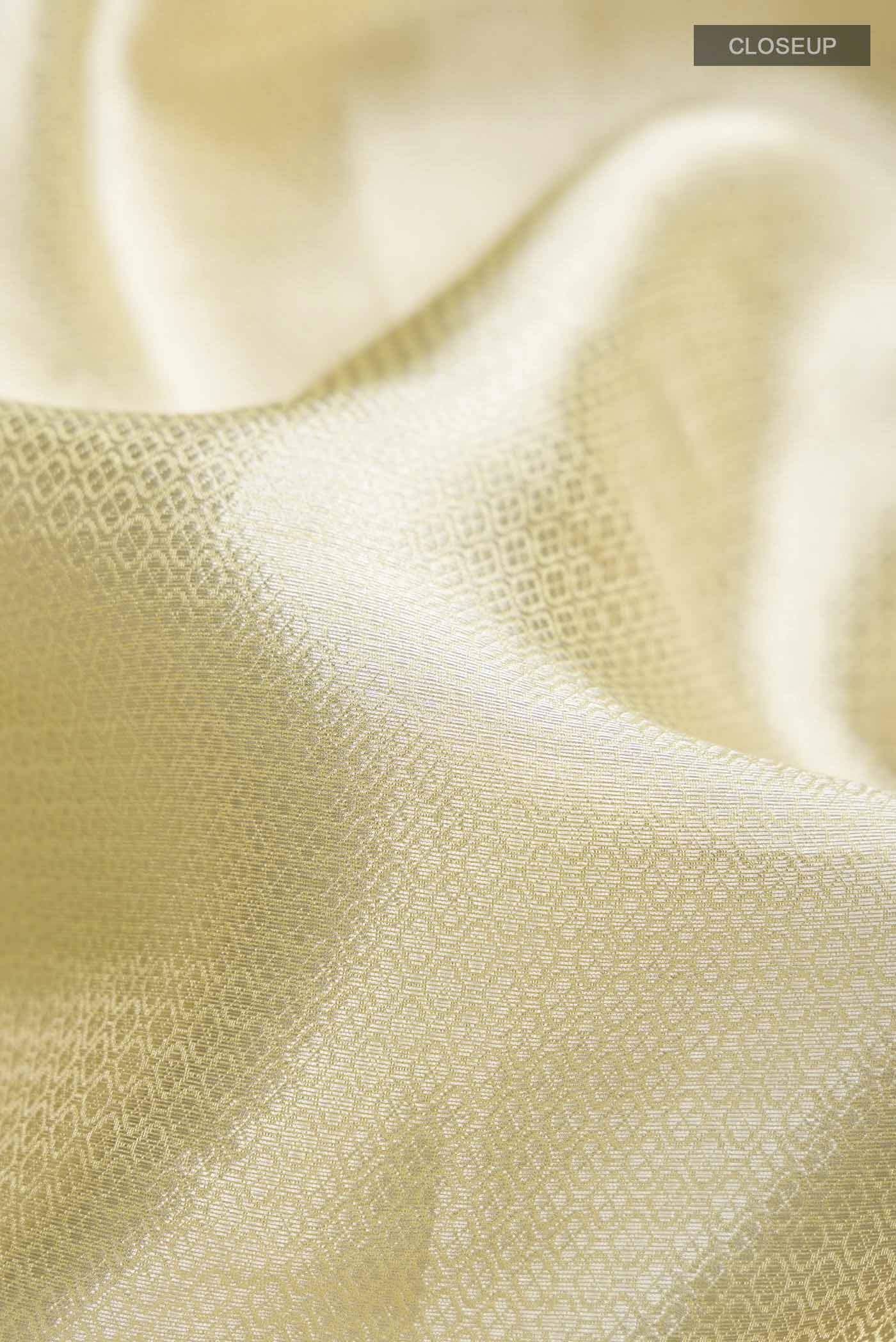 Gold Tissue Silk Saree - Image 2